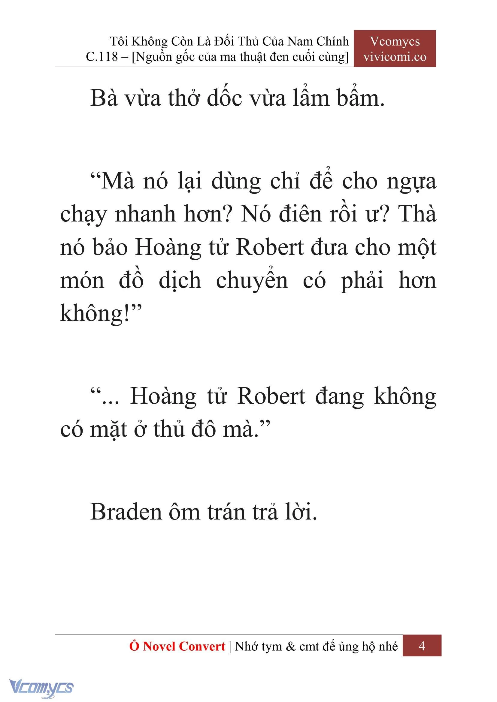 [Novel] Tôi Không Còn Là Đối Thủ Của Nam Chính Chapter  118 - 6
