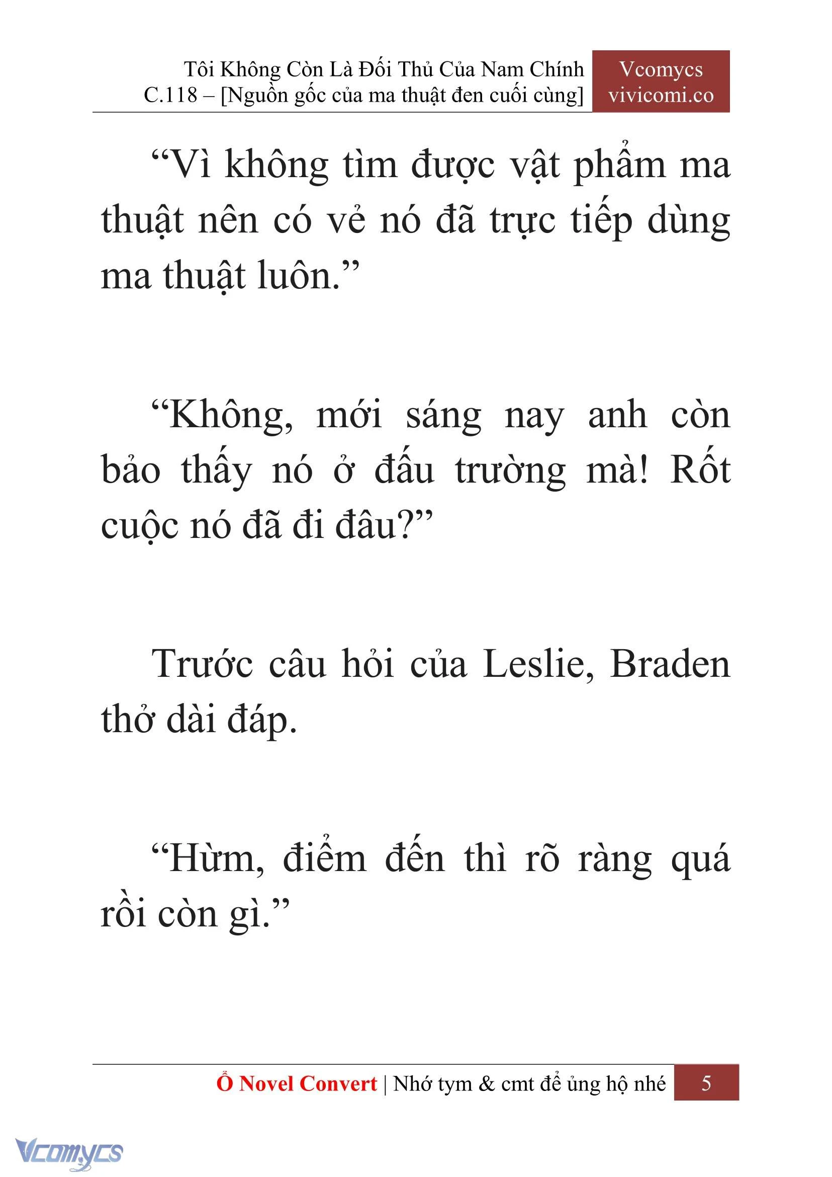 [Novel] Tôi Không Còn Là Đối Thủ Của Nam Chính Chapter  118 - 7