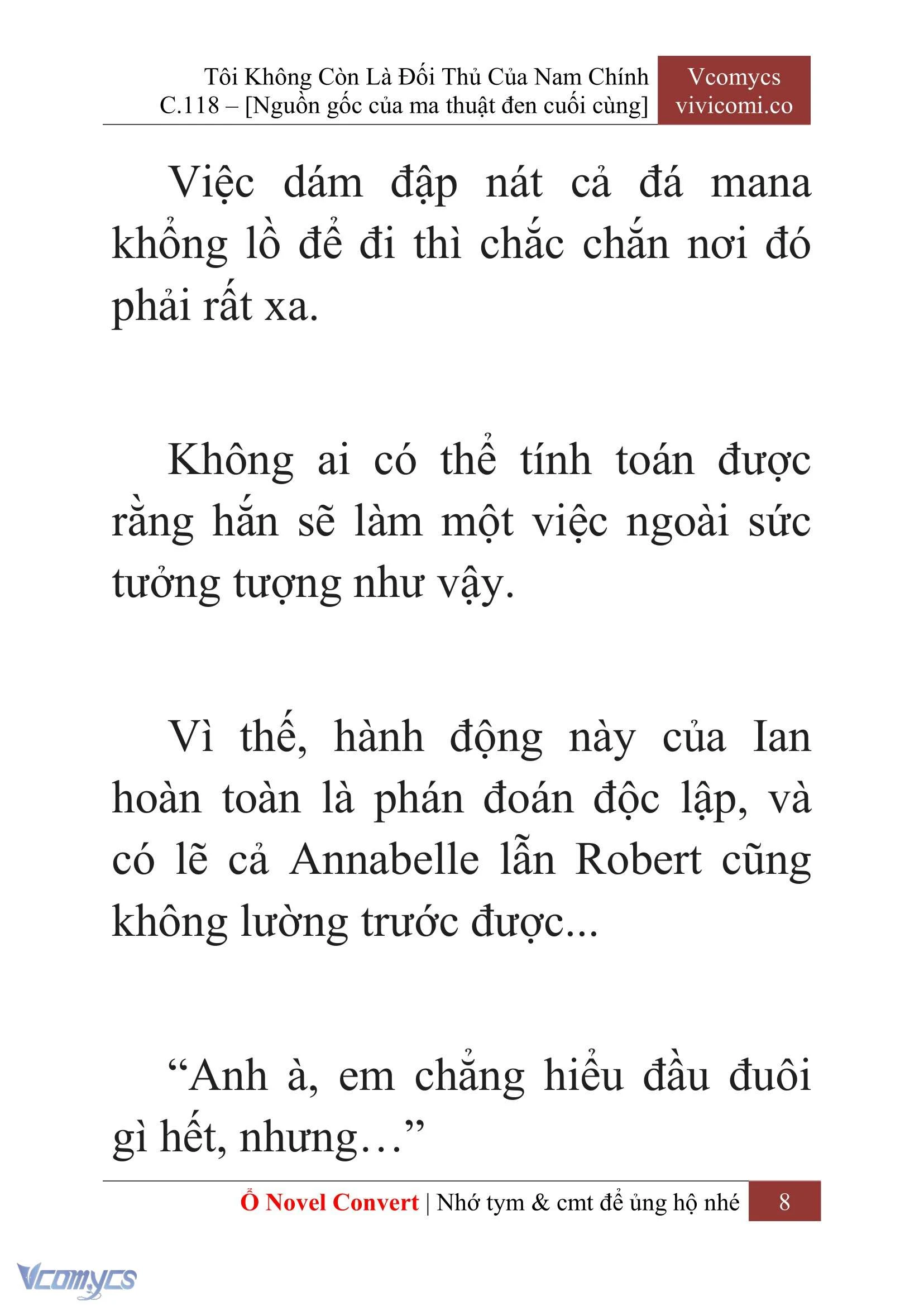 [Novel] Tôi Không Còn Là Đối Thủ Của Nam Chính Chapter  118 - 10