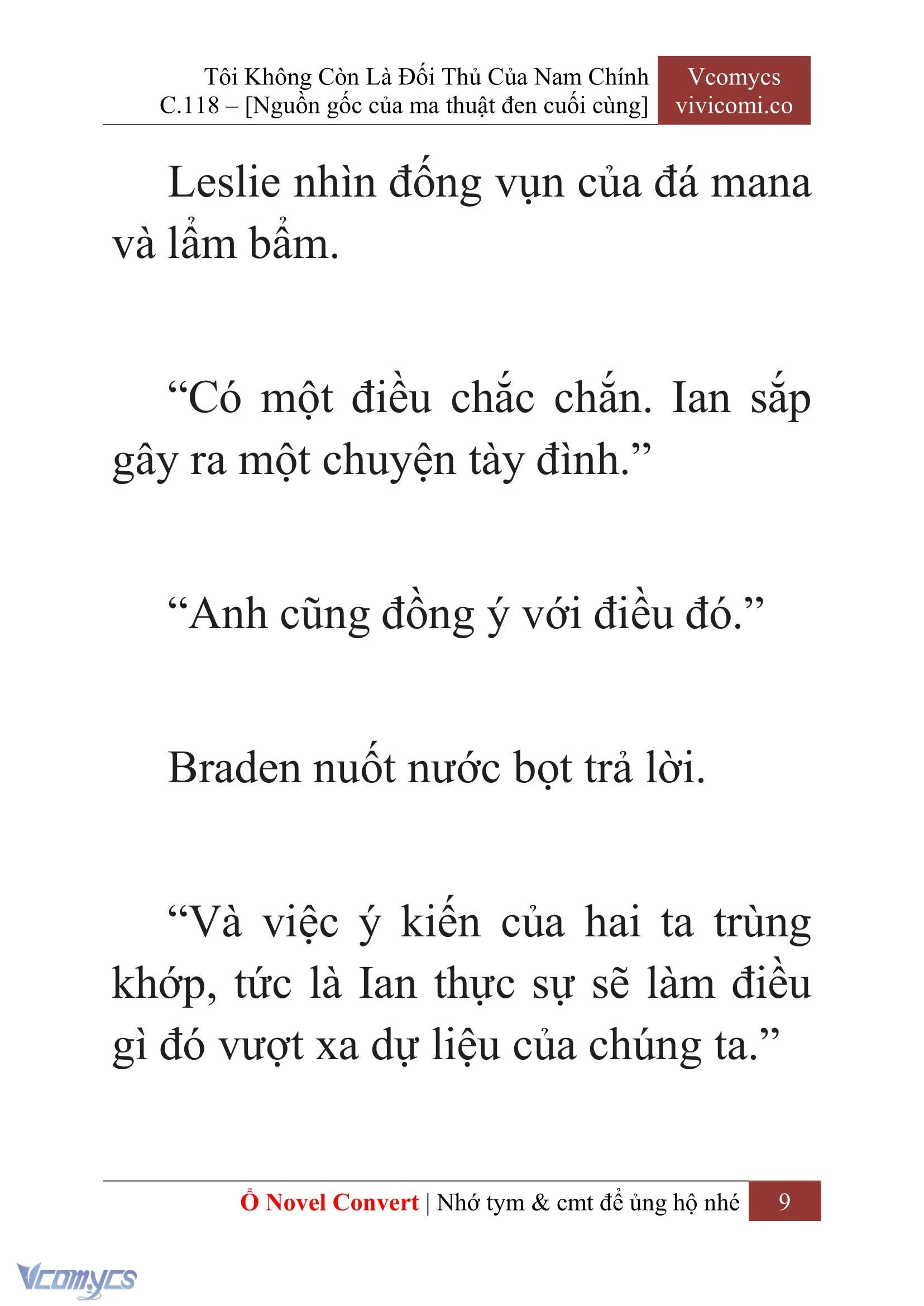 [Novel] Tôi Không Còn Là Đối Thủ Của Nam Chính Chapter  118 - 11