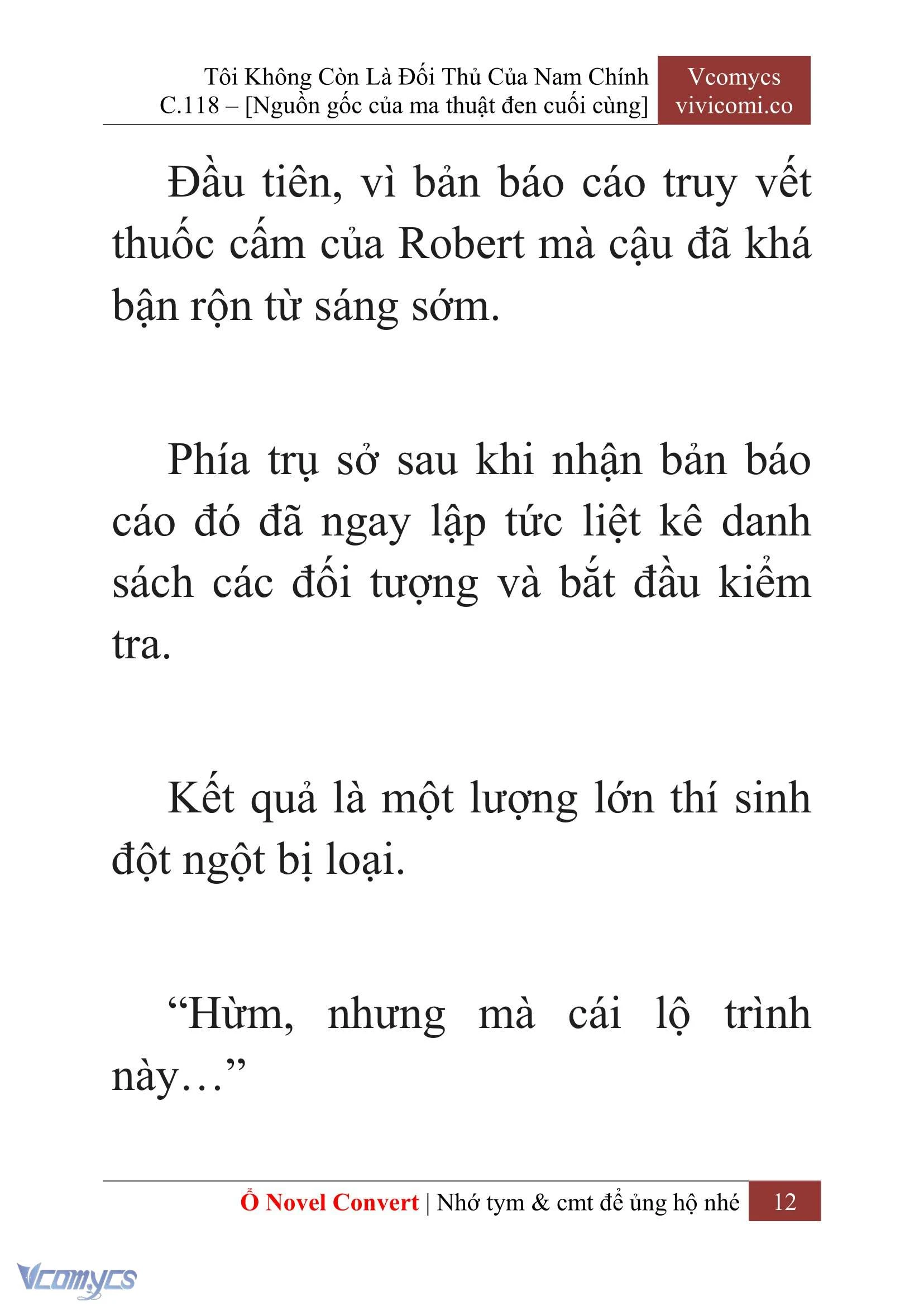 [Novel] Tôi Không Còn Là Đối Thủ Của Nam Chính Chapter  118 - 14