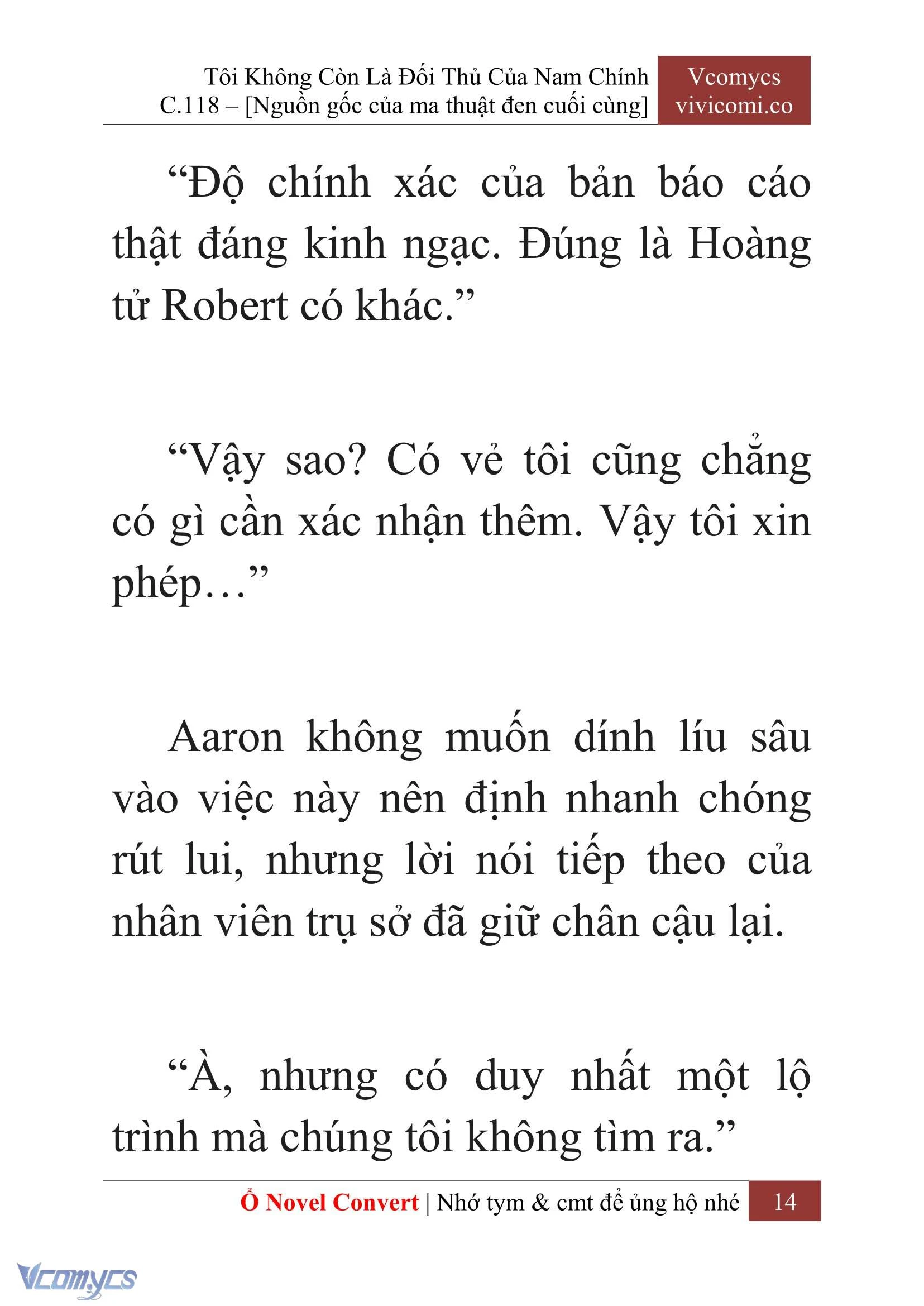 [Novel] Tôi Không Còn Là Đối Thủ Của Nam Chính Chapter  118 - 16