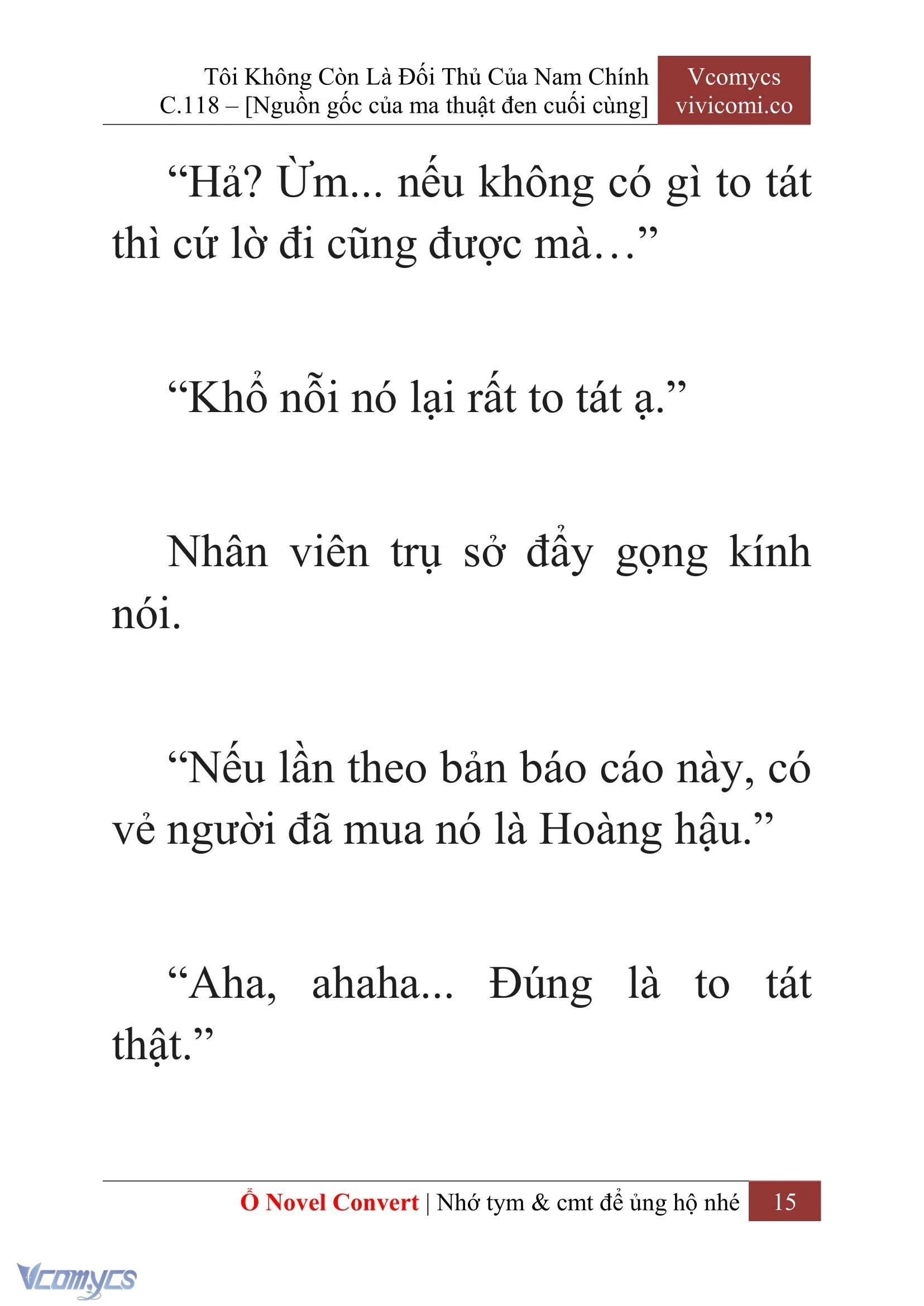 [Novel] Tôi Không Còn Là Đối Thủ Của Nam Chính Chapter  118 - 17