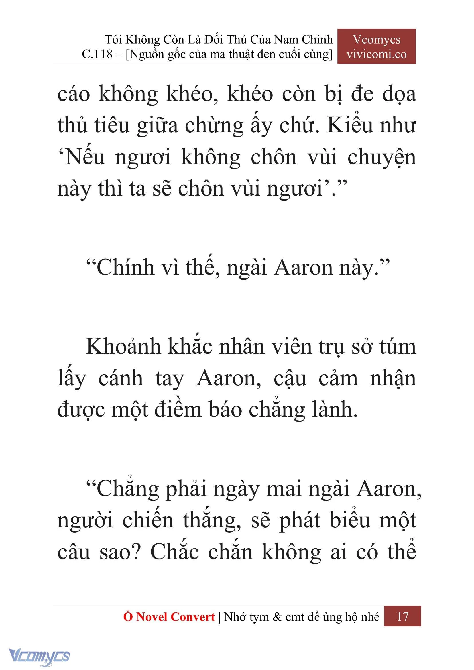 [Novel] Tôi Không Còn Là Đối Thủ Của Nam Chính Chapter  118 - 19