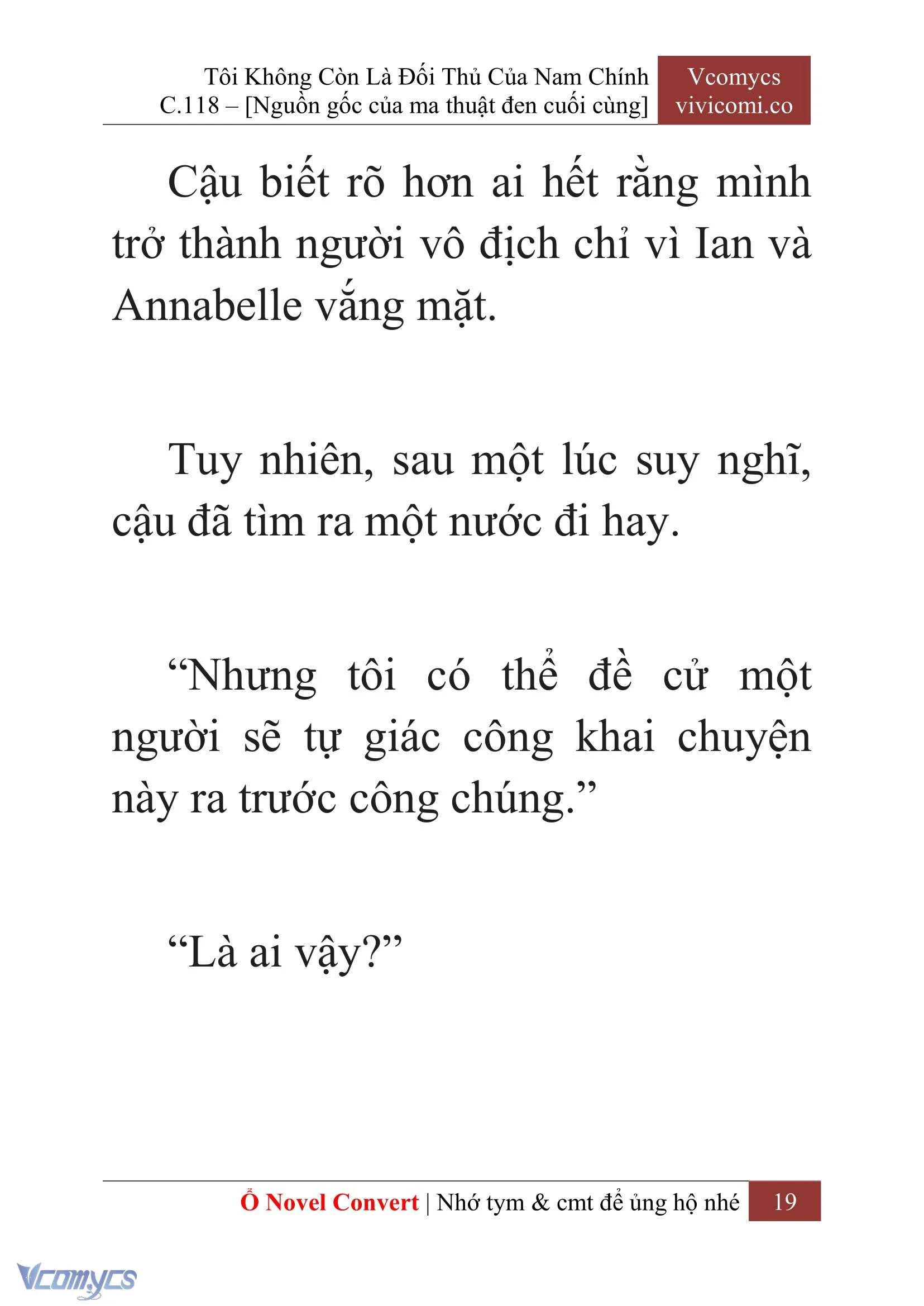 [Novel] Tôi Không Còn Là Đối Thủ Của Nam Chính Chapter  118 - 21