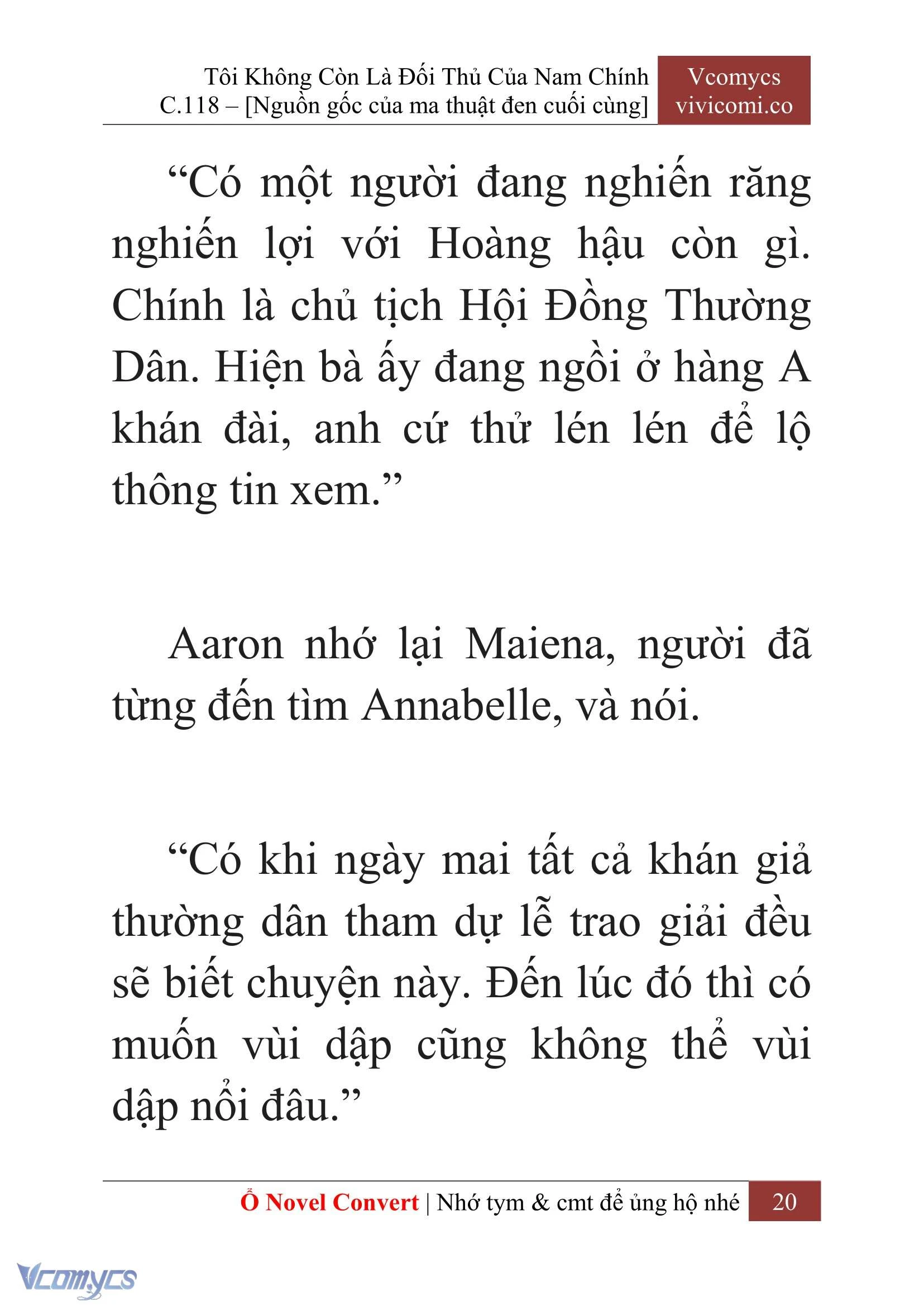 [Novel] Tôi Không Còn Là Đối Thủ Của Nam Chính Chapter  118 - 22
