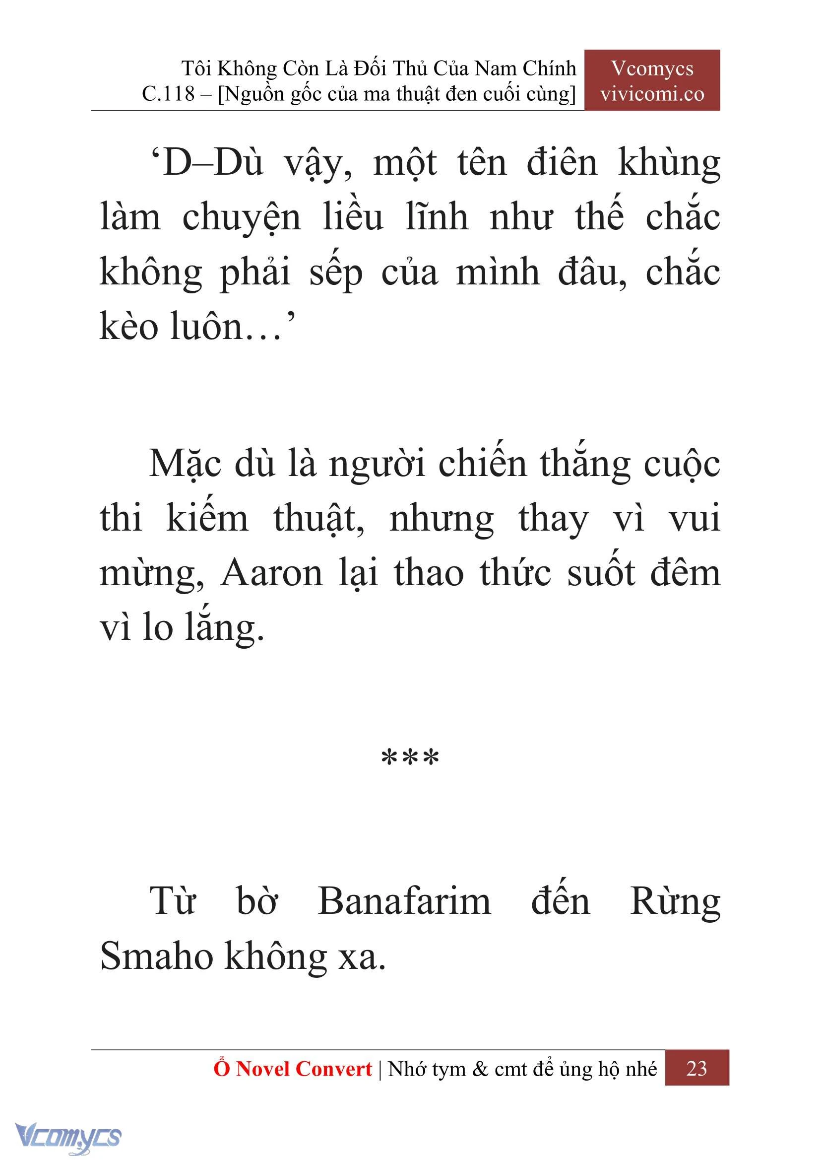 [Novel] Tôi Không Còn Là Đối Thủ Của Nam Chính Chapter  118 - 25