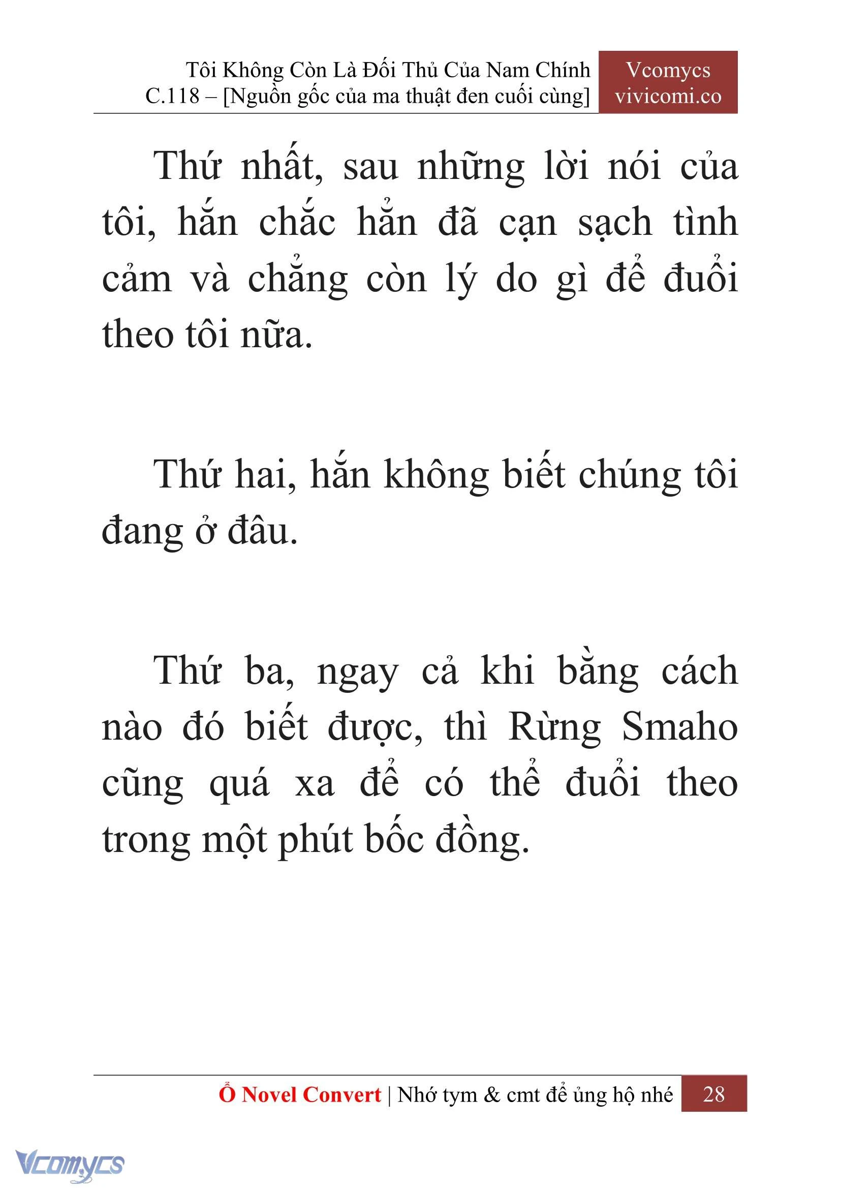 [Novel] Tôi Không Còn Là Đối Thủ Của Nam Chính Chapter  118 - 30