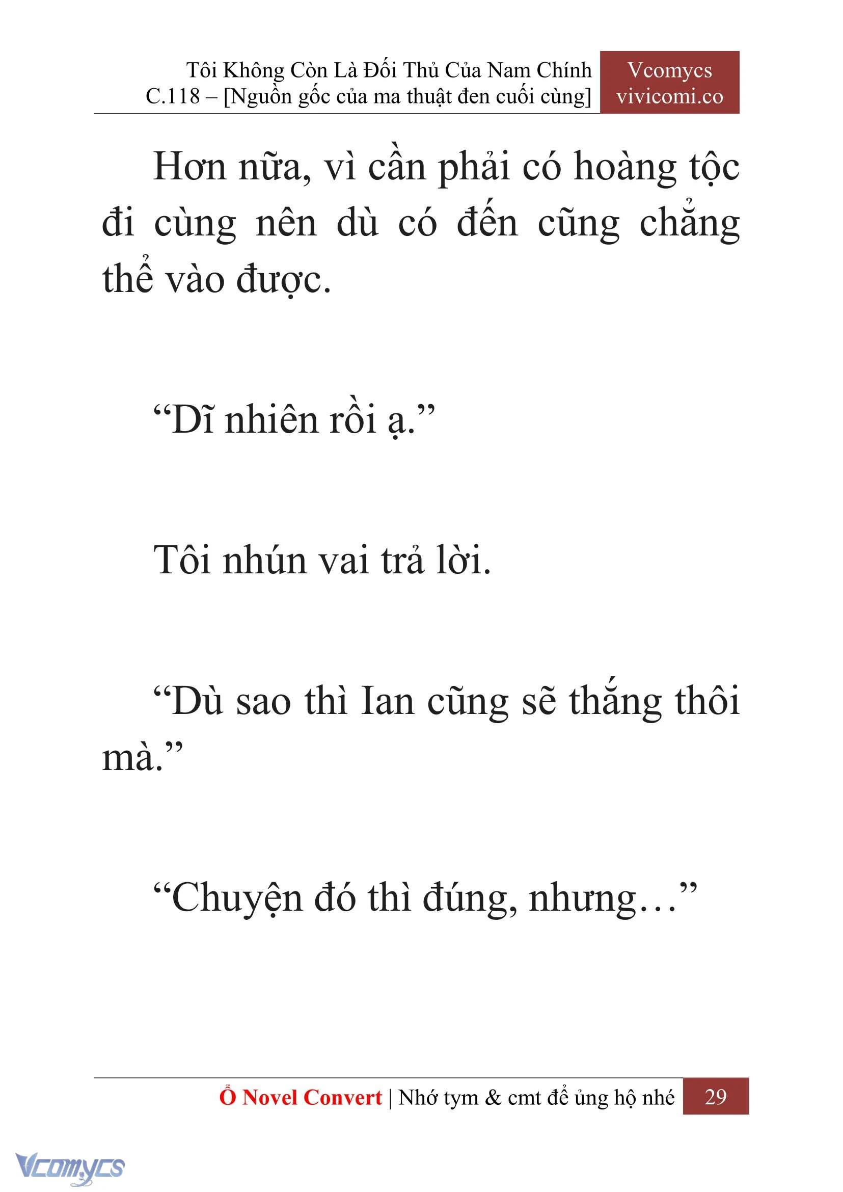 [Novel] Tôi Không Còn Là Đối Thủ Của Nam Chính Chapter  118 - 31