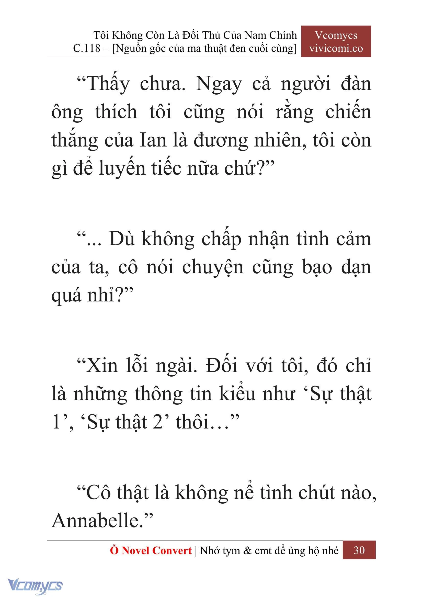 [Novel] Tôi Không Còn Là Đối Thủ Của Nam Chính Chapter  118 - 32