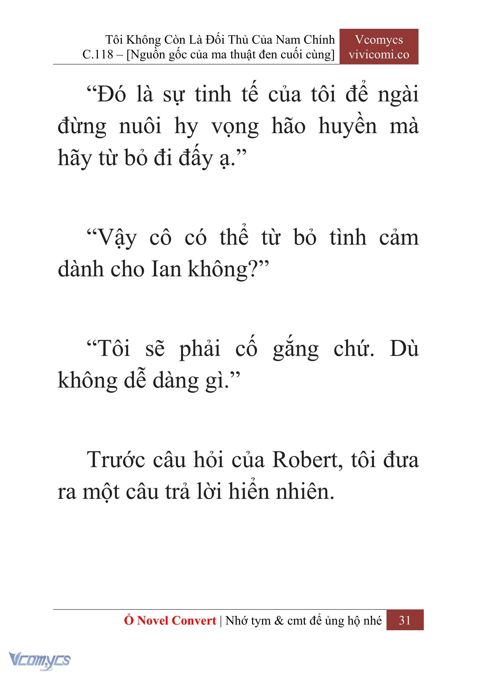 [Novel] Tôi Không Còn Là Đối Thủ Của Nam Chính Chapter  118 - 33