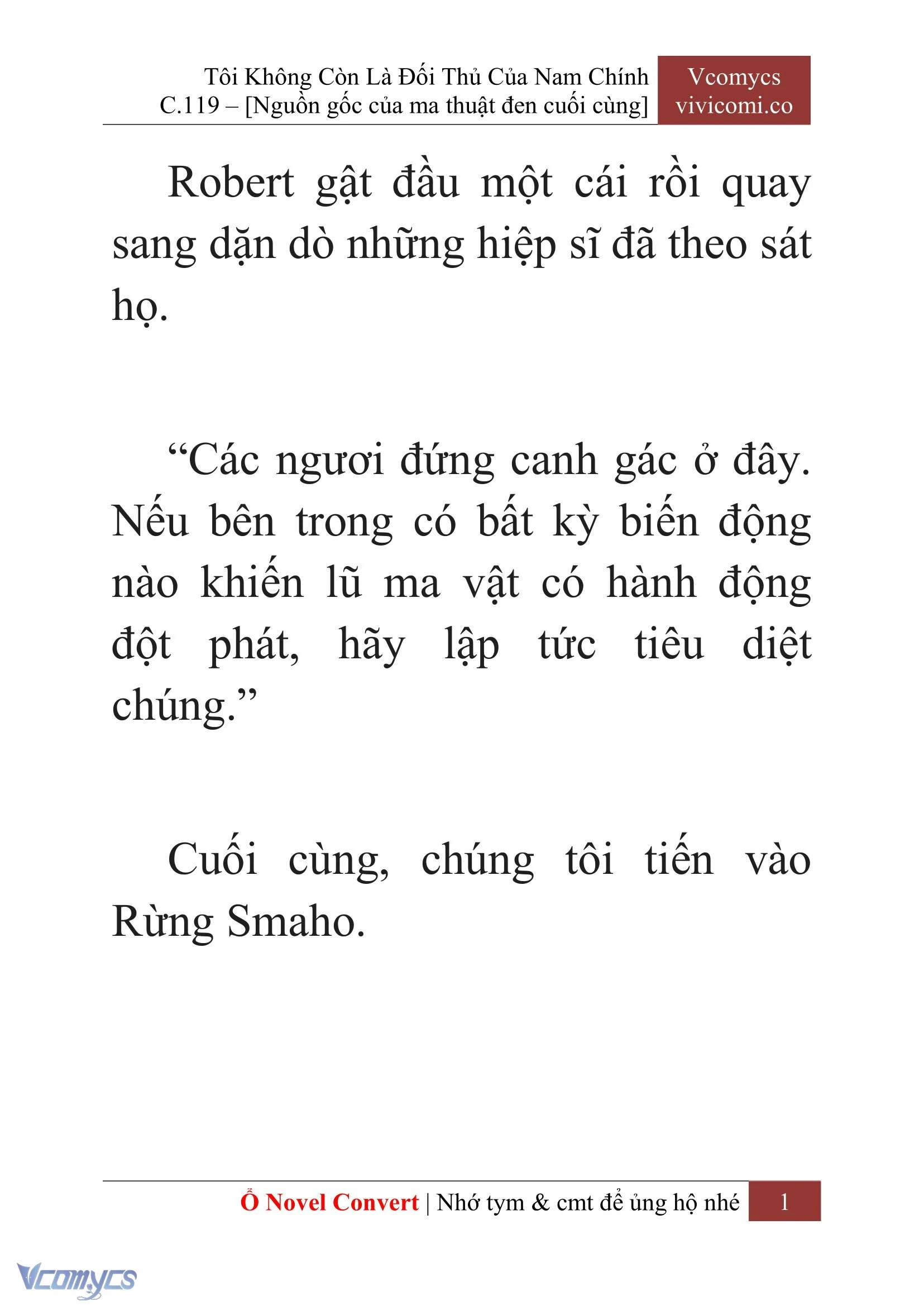 [Novel] Tôi Không Còn Là Đối Thủ Của Nam Chính Chapter  119 - 3