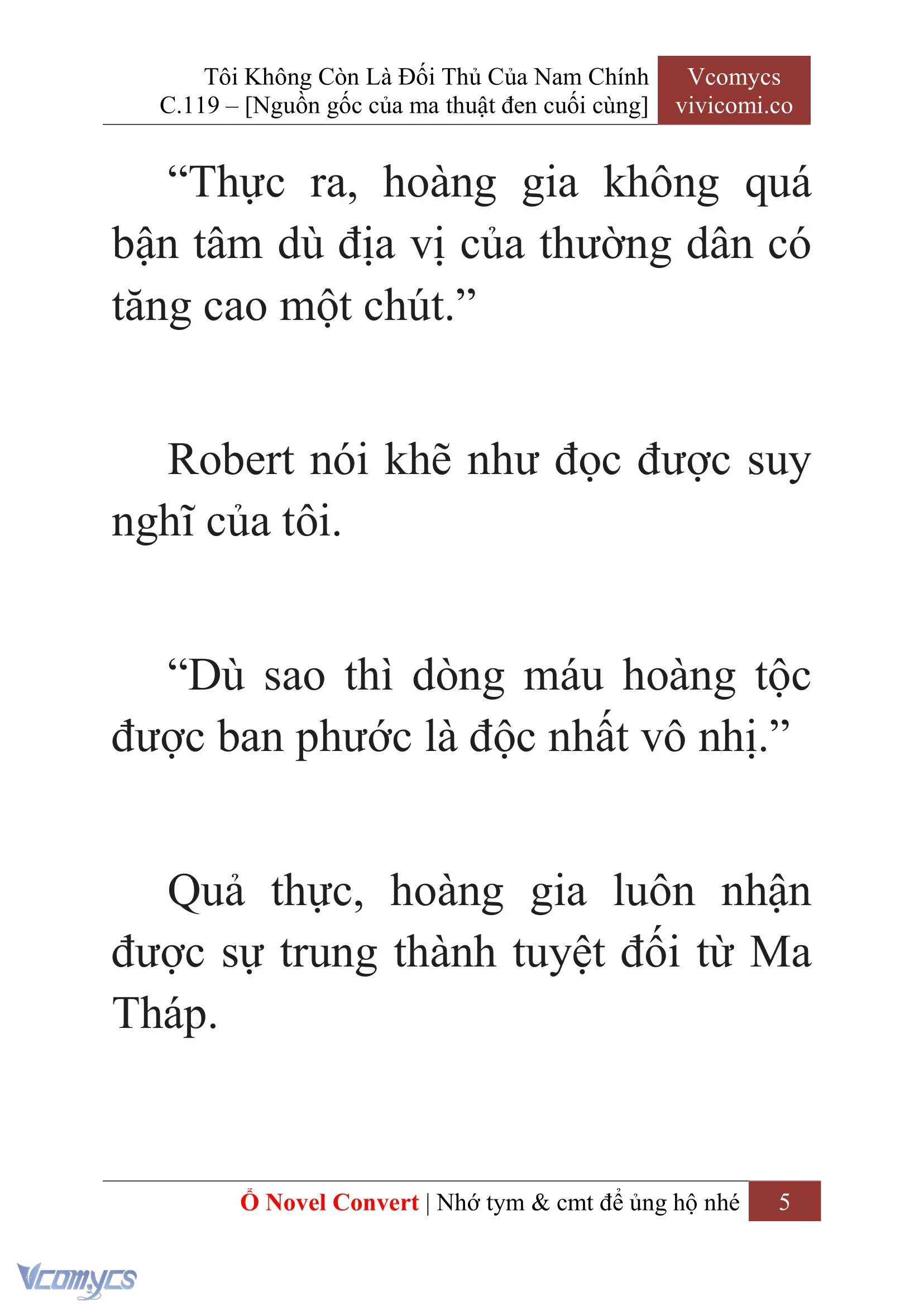 [Novel] Tôi Không Còn Là Đối Thủ Của Nam Chính Chapter  119 - 7
