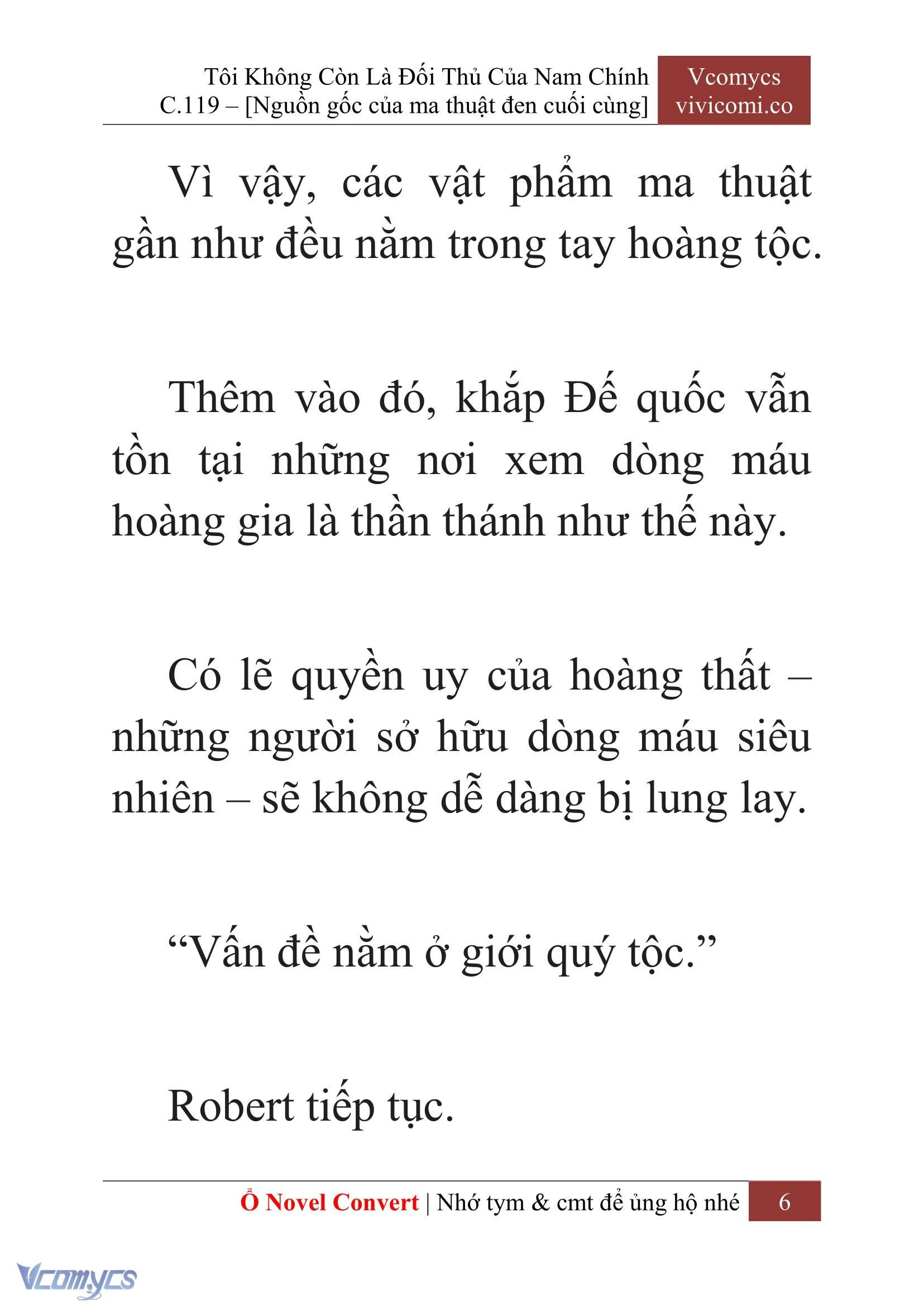[Novel] Tôi Không Còn Là Đối Thủ Của Nam Chính Chapter  119 - 8