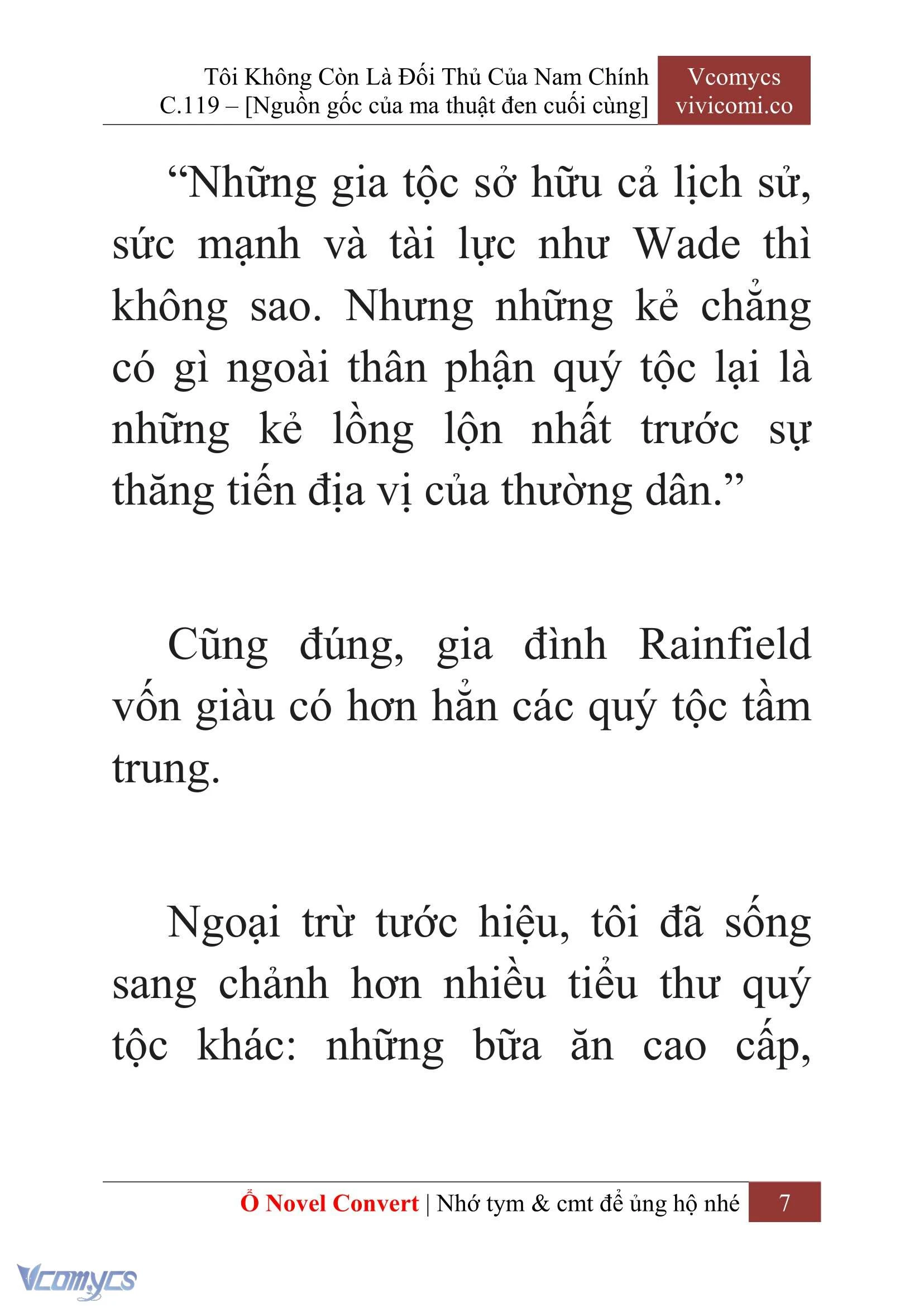 [Novel] Tôi Không Còn Là Đối Thủ Của Nam Chính Chapter  119 - 9
