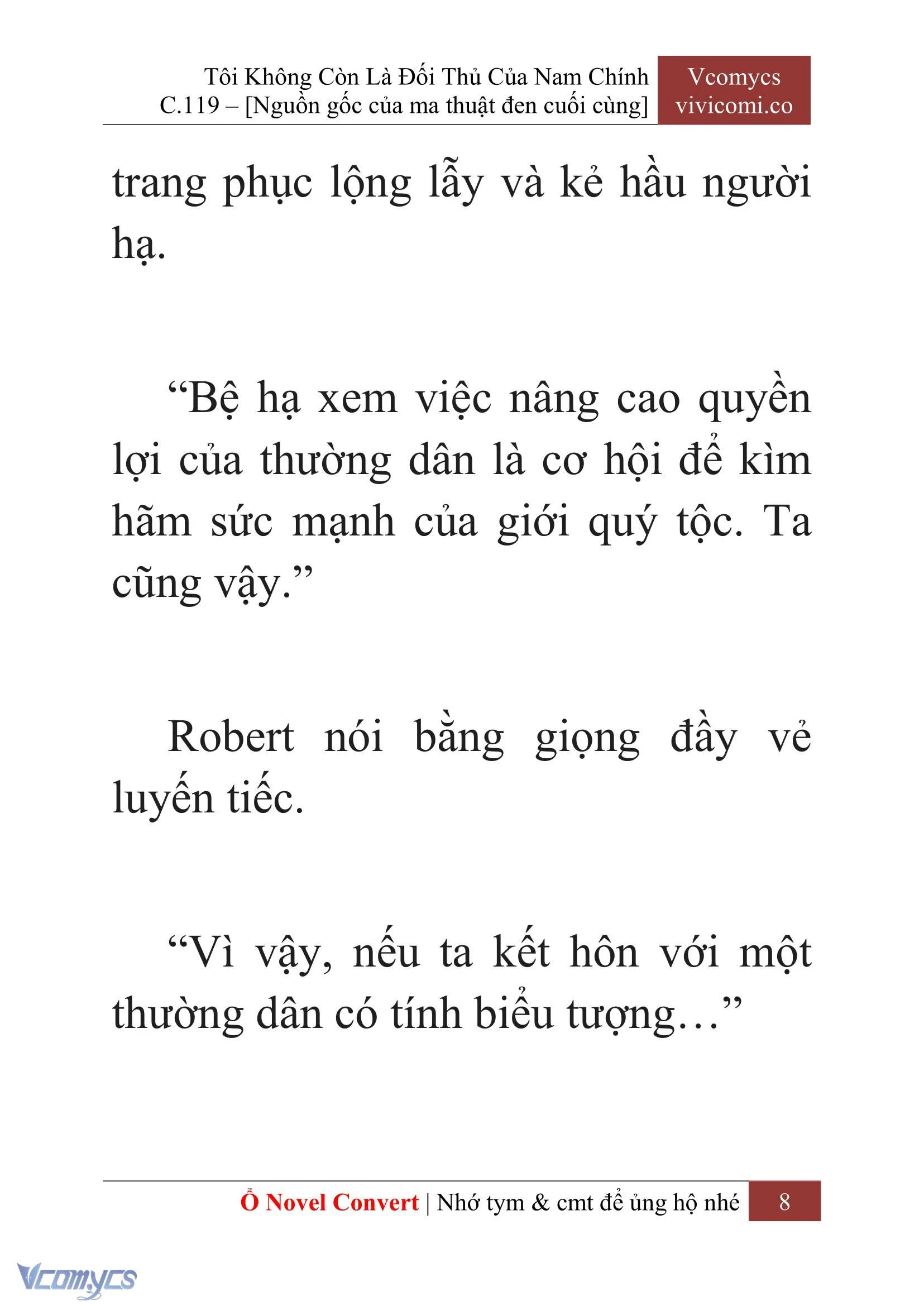 [Novel] Tôi Không Còn Là Đối Thủ Của Nam Chính Chapter  119 - 10
