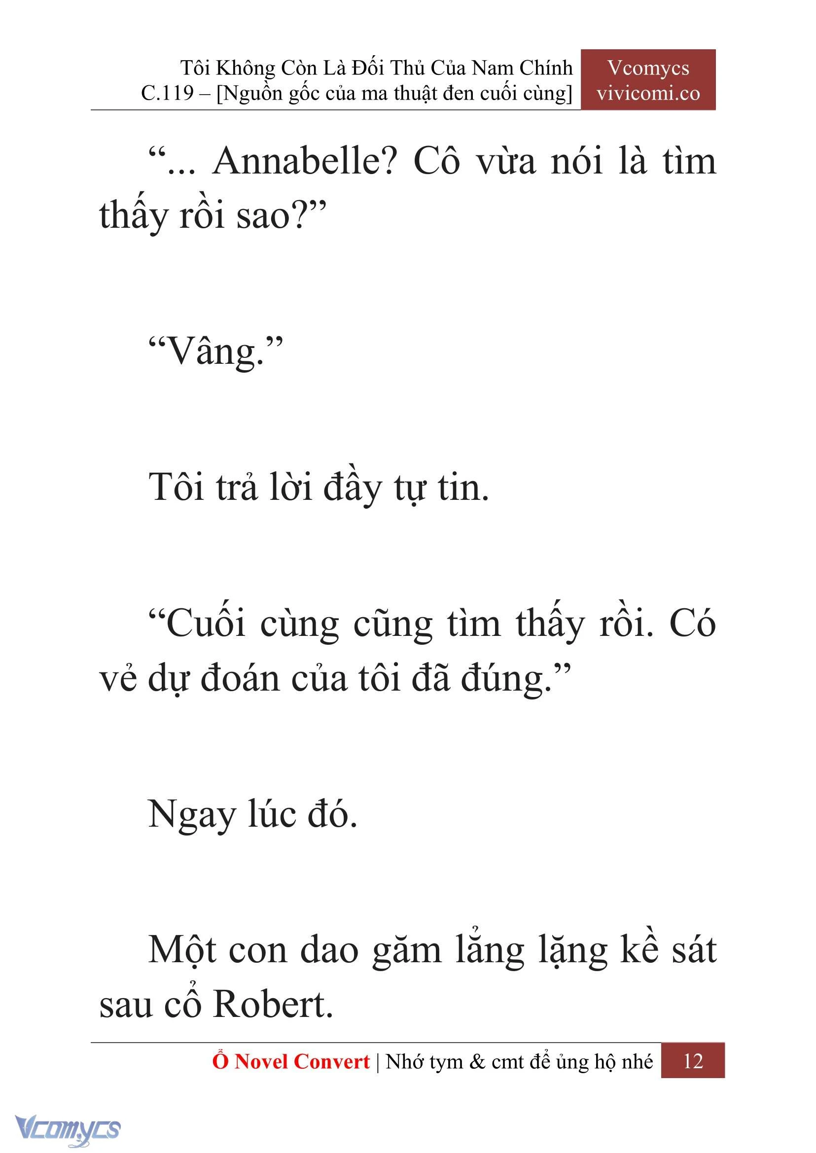 [Novel] Tôi Không Còn Là Đối Thủ Của Nam Chính Chapter  119 - 14