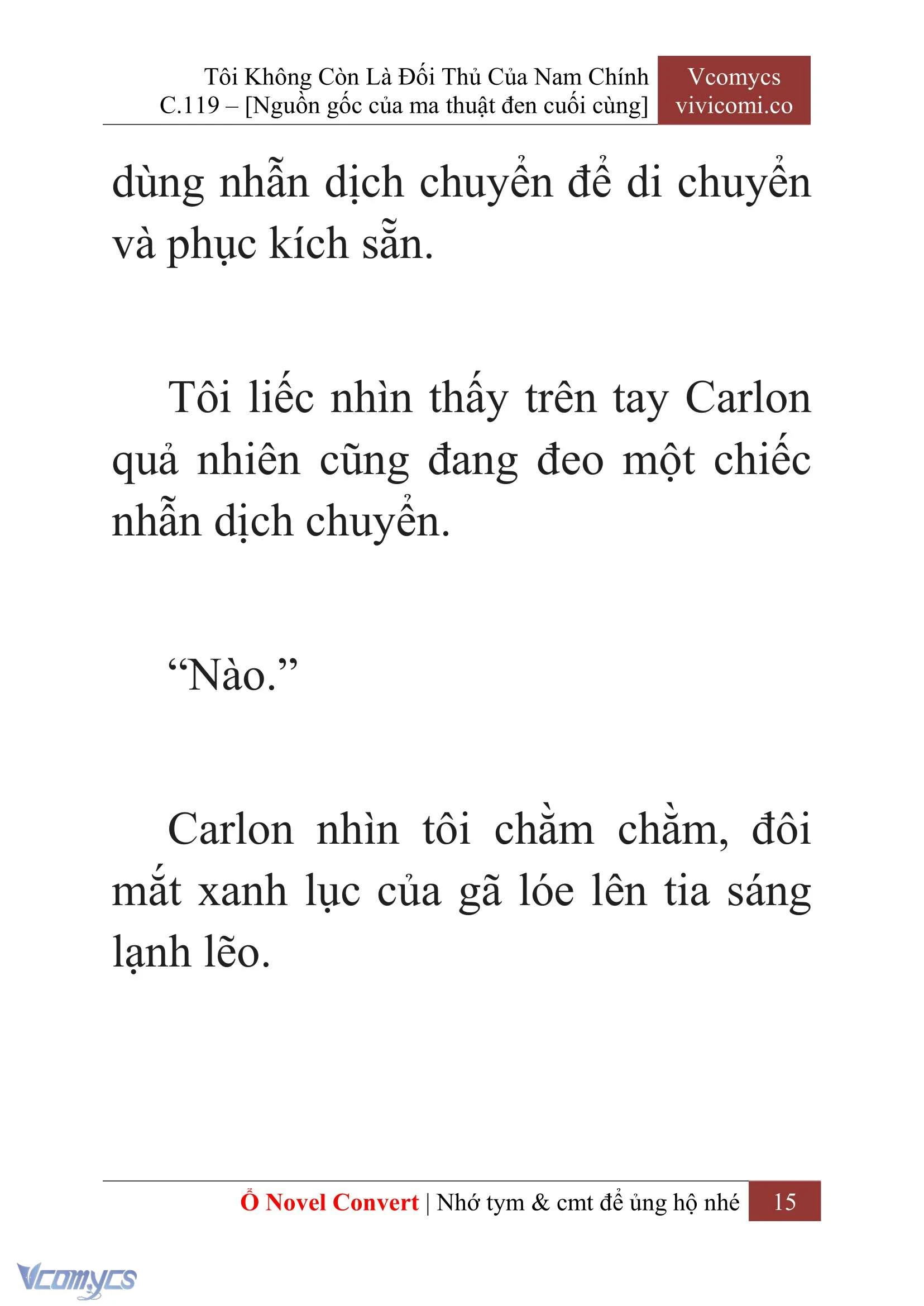 [Novel] Tôi Không Còn Là Đối Thủ Của Nam Chính Chapter  119 - 17