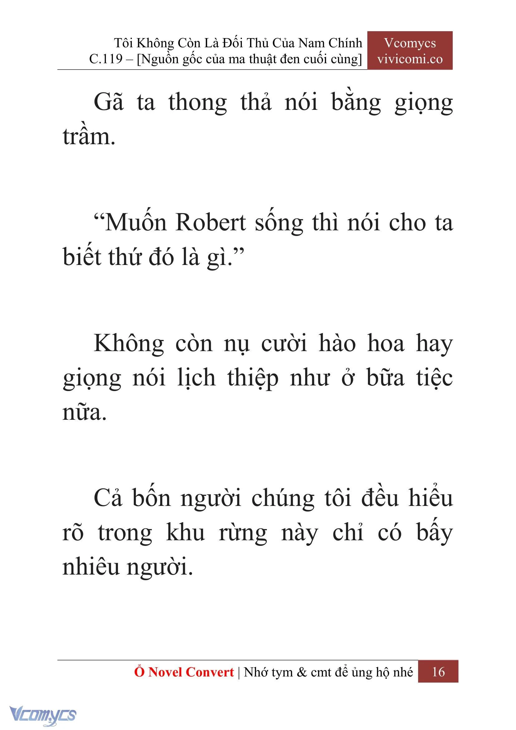 [Novel] Tôi Không Còn Là Đối Thủ Của Nam Chính Chapter  119 - 18