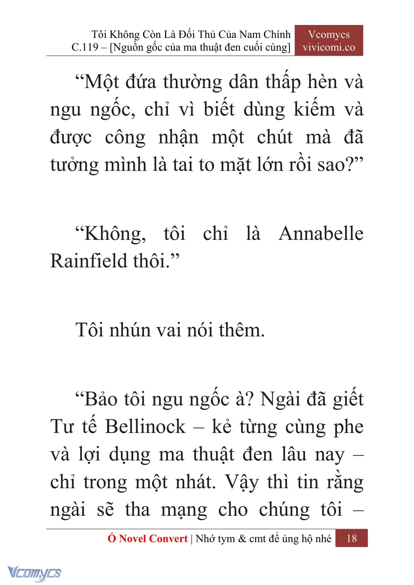 [Novel] Tôi Không Còn Là Đối Thủ Của Nam Chính Chapter  119 - 20