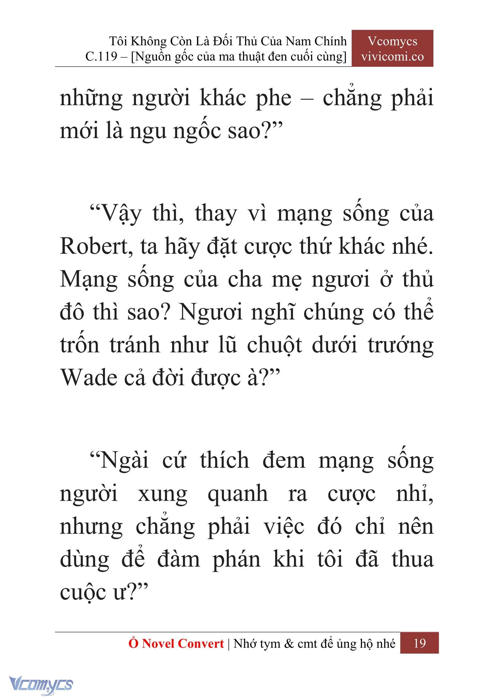 [Novel] Tôi Không Còn Là Đối Thủ Của Nam Chính Chapter  119 - 21