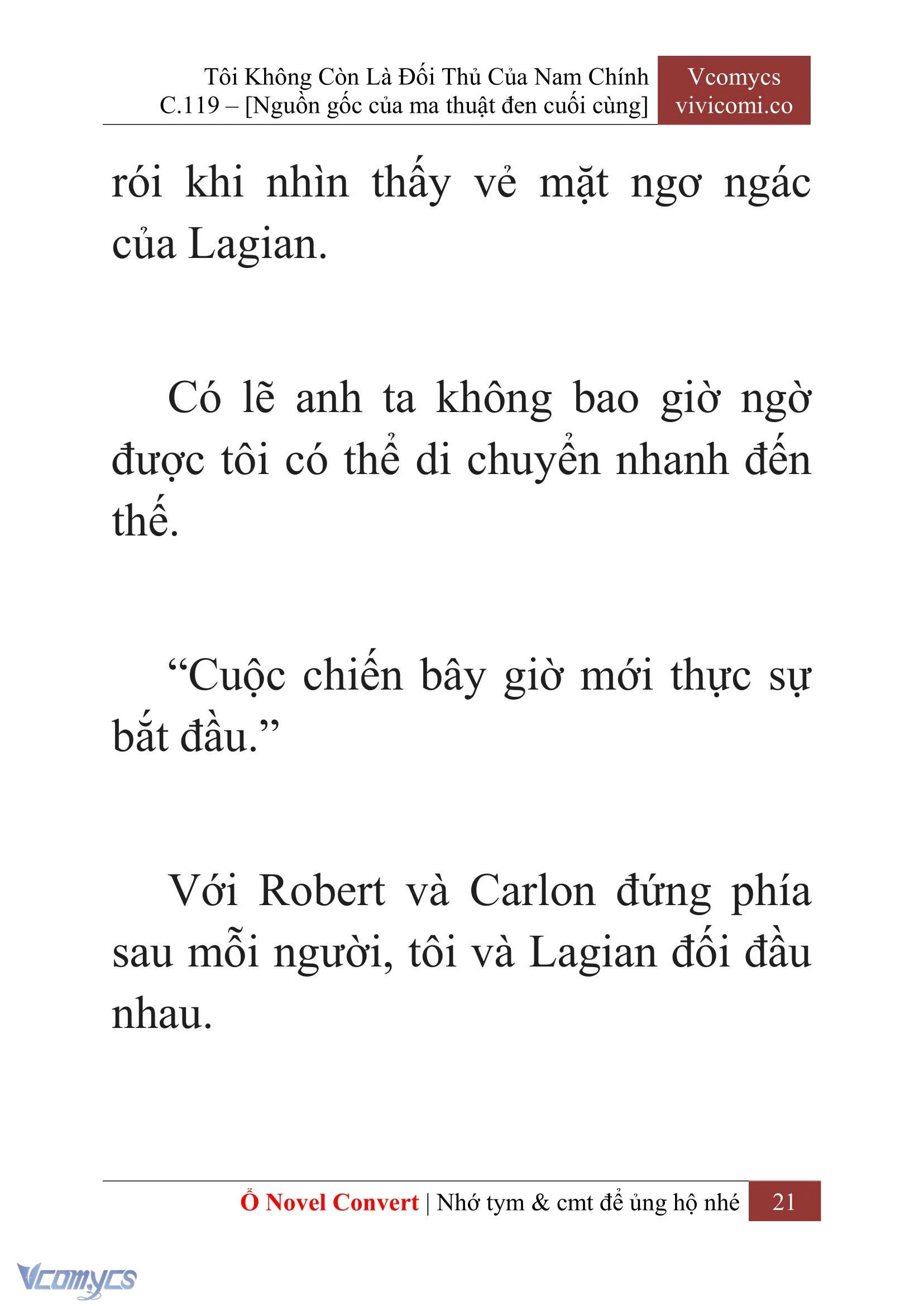 [Novel] Tôi Không Còn Là Đối Thủ Của Nam Chính Chapter  119 - 23