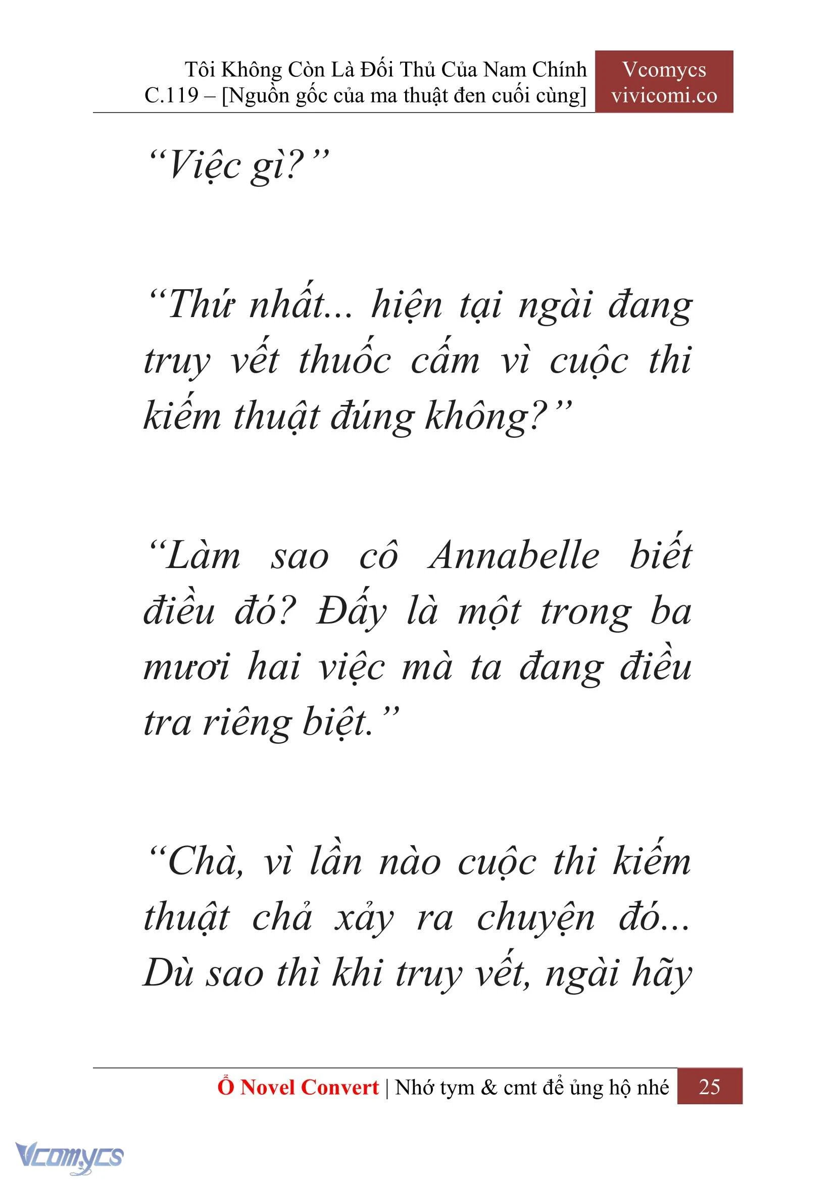 [Novel] Tôi Không Còn Là Đối Thủ Của Nam Chính Chapter  119 - 27