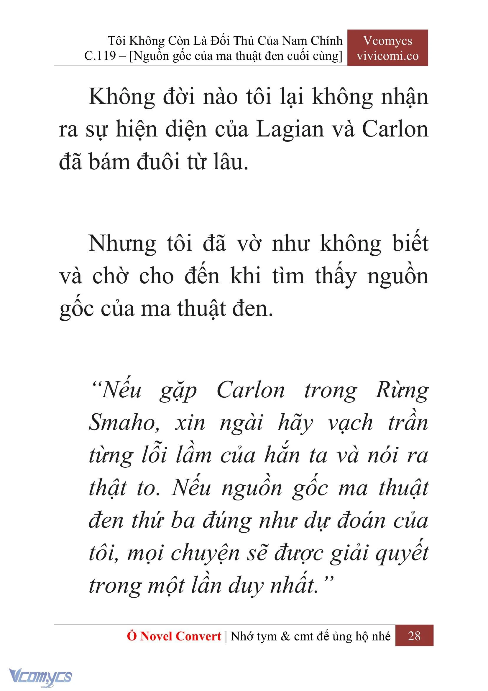 [Novel] Tôi Không Còn Là Đối Thủ Của Nam Chính Chapter  119 - 30