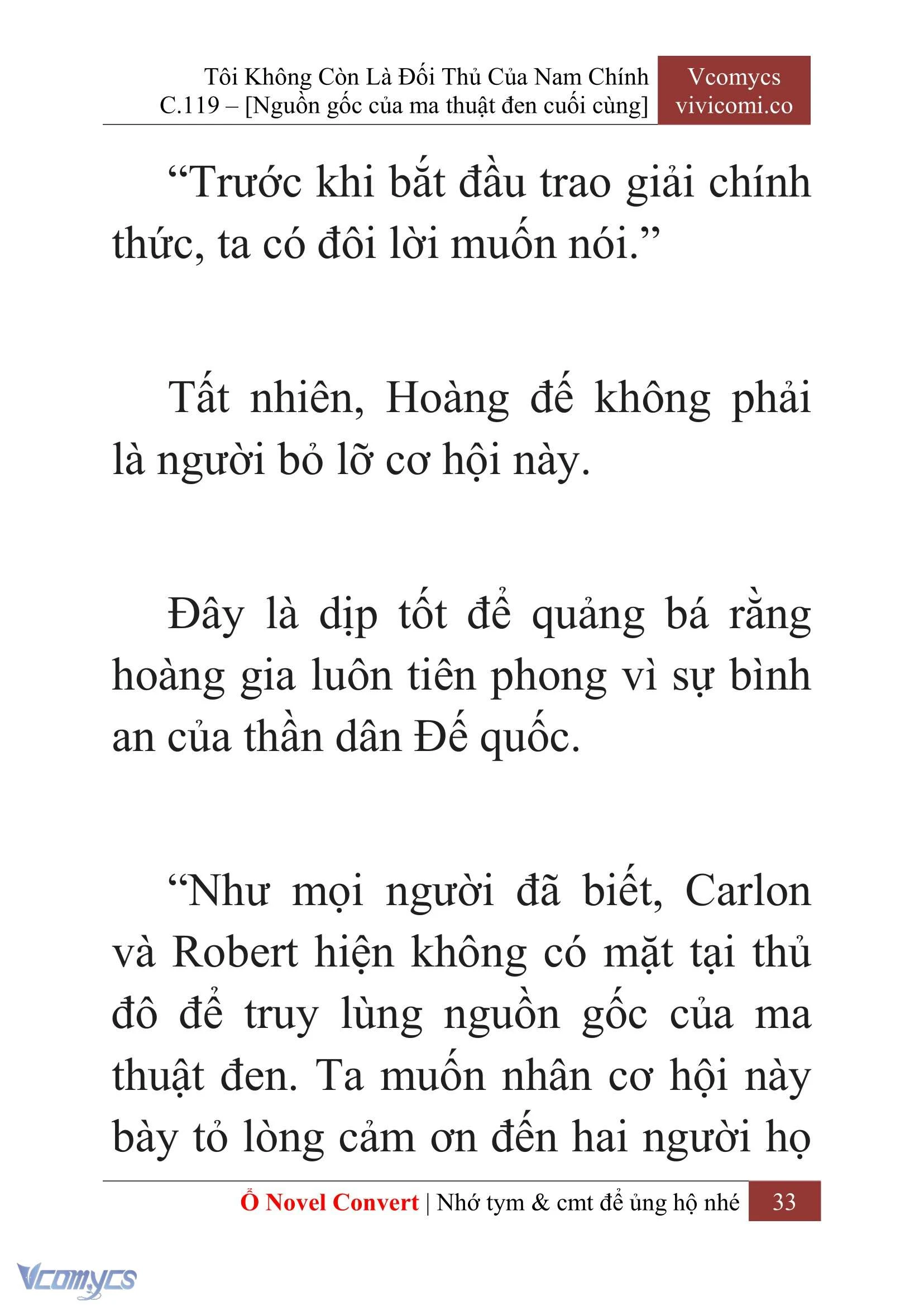 [Novel] Tôi Không Còn Là Đối Thủ Của Nam Chính Chapter  119 - 35