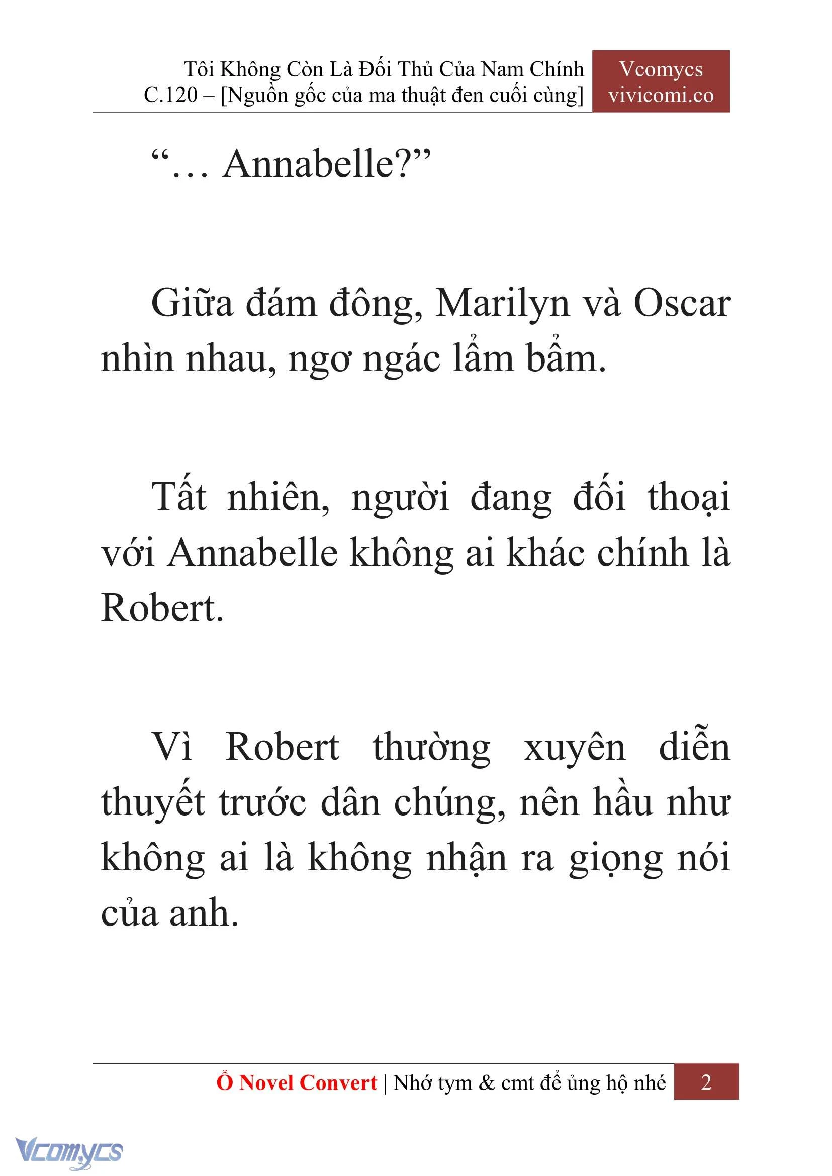 [Novel] Tôi Không Còn Là Đối Thủ Của Nam Chính Chapter  120 - 4