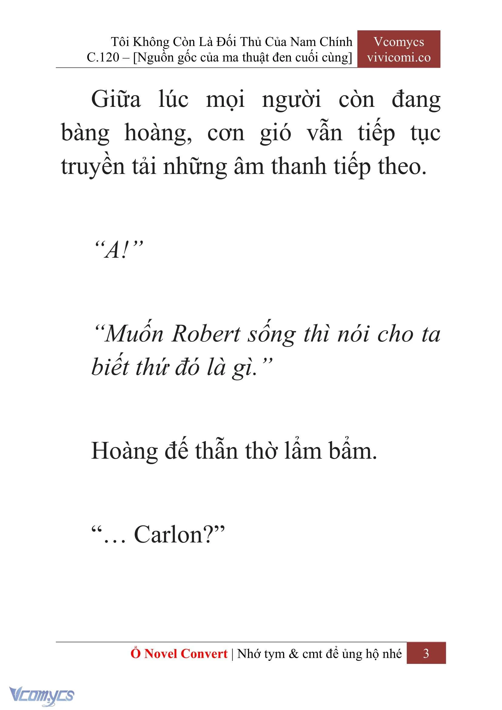 [Novel] Tôi Không Còn Là Đối Thủ Của Nam Chính Chapter  120 - 5