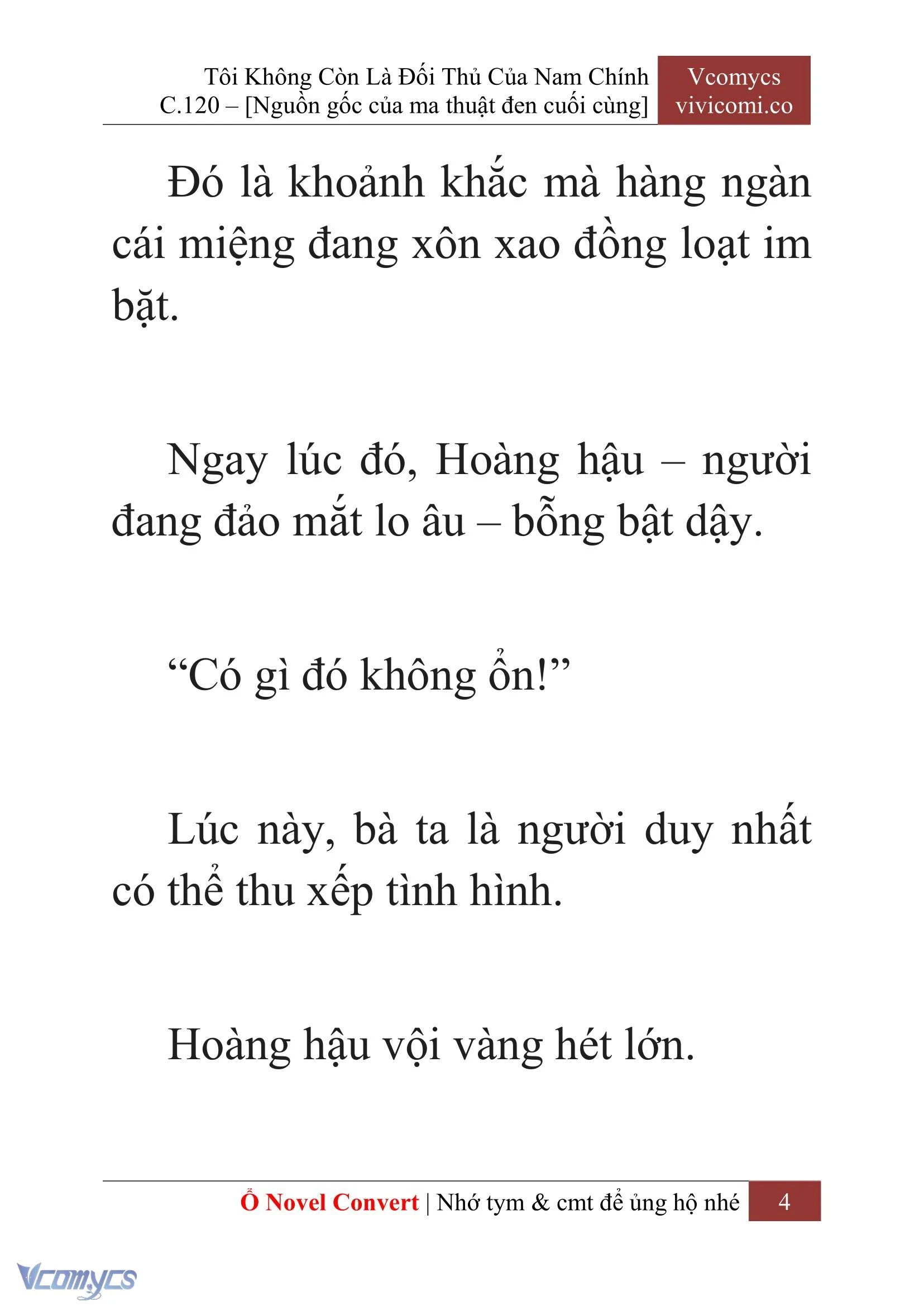 [Novel] Tôi Không Còn Là Đối Thủ Của Nam Chính Chapter  120 - 6