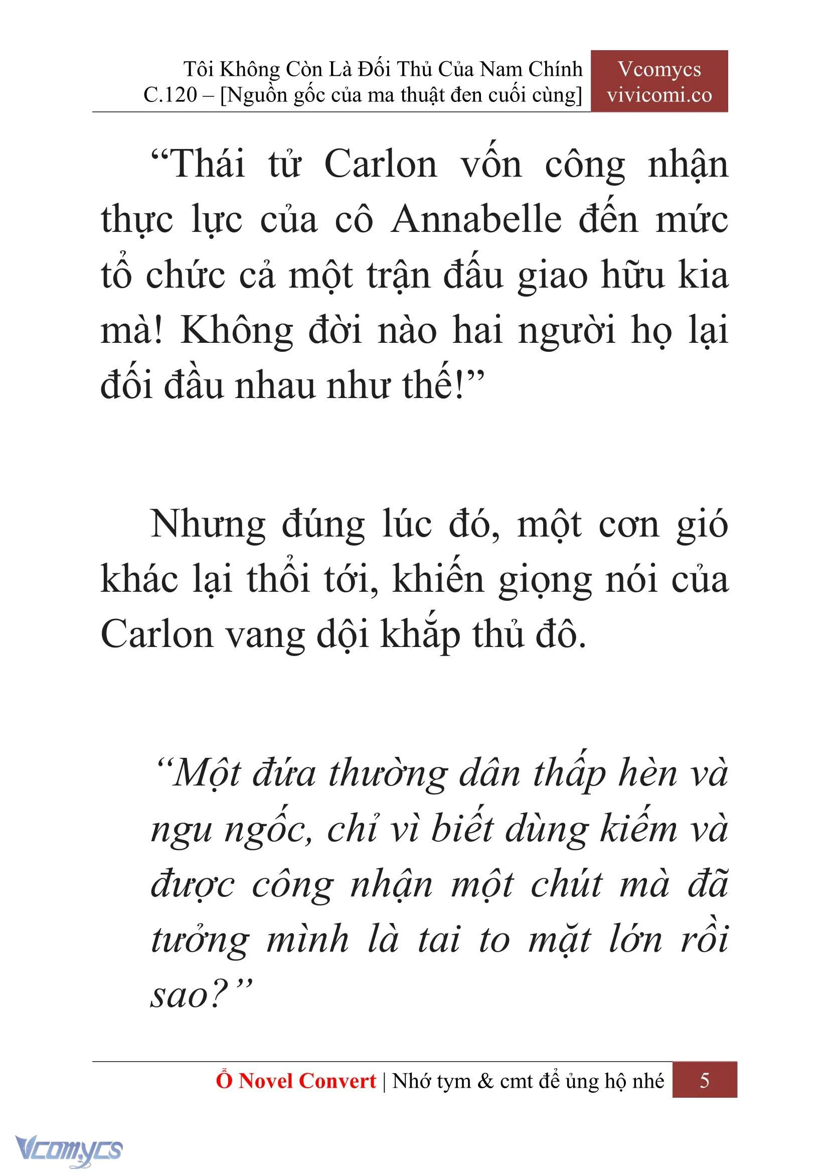 [Novel] Tôi Không Còn Là Đối Thủ Của Nam Chính Chapter  120 - 7