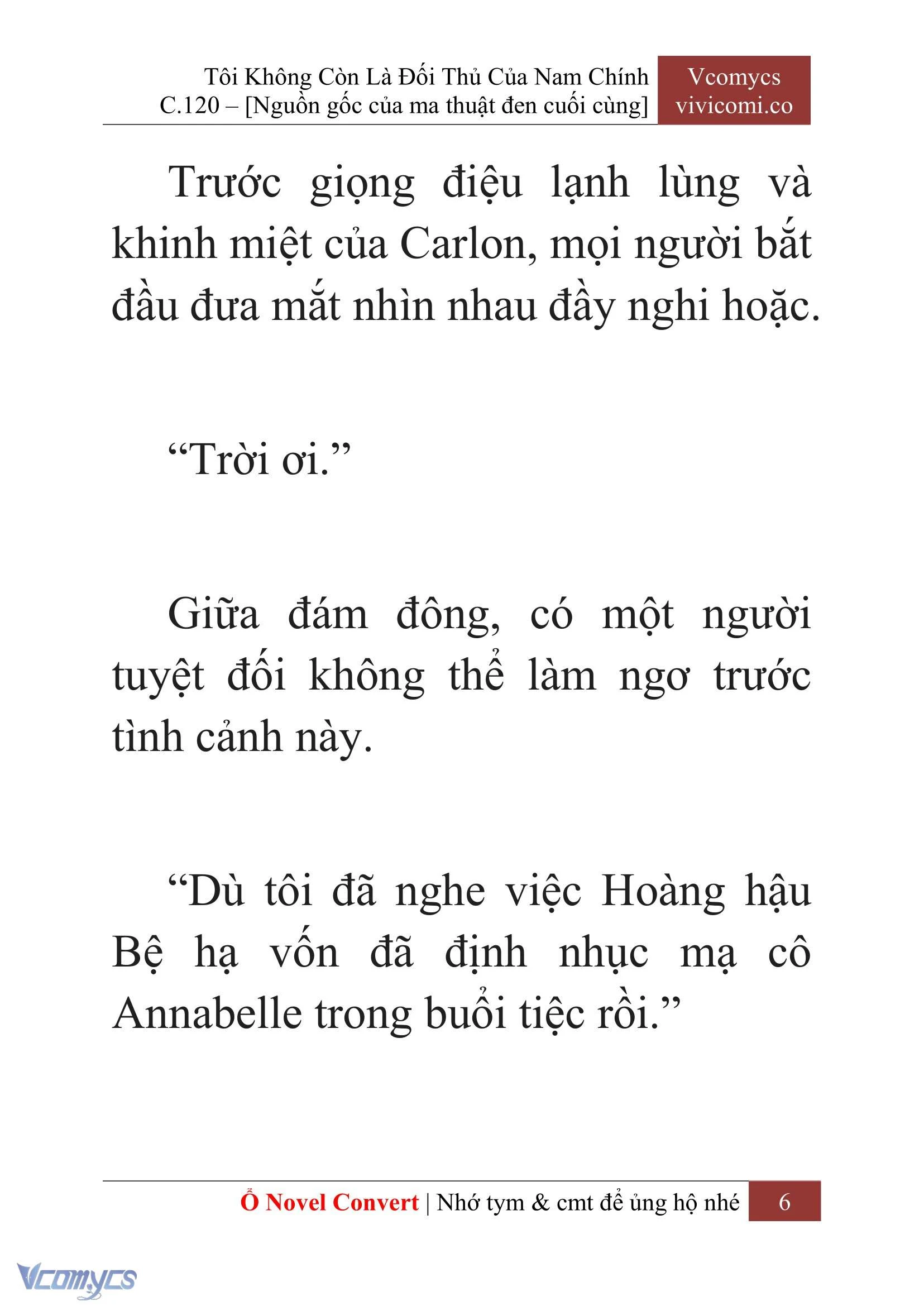 [Novel] Tôi Không Còn Là Đối Thủ Của Nam Chính Chapter  120 - 8