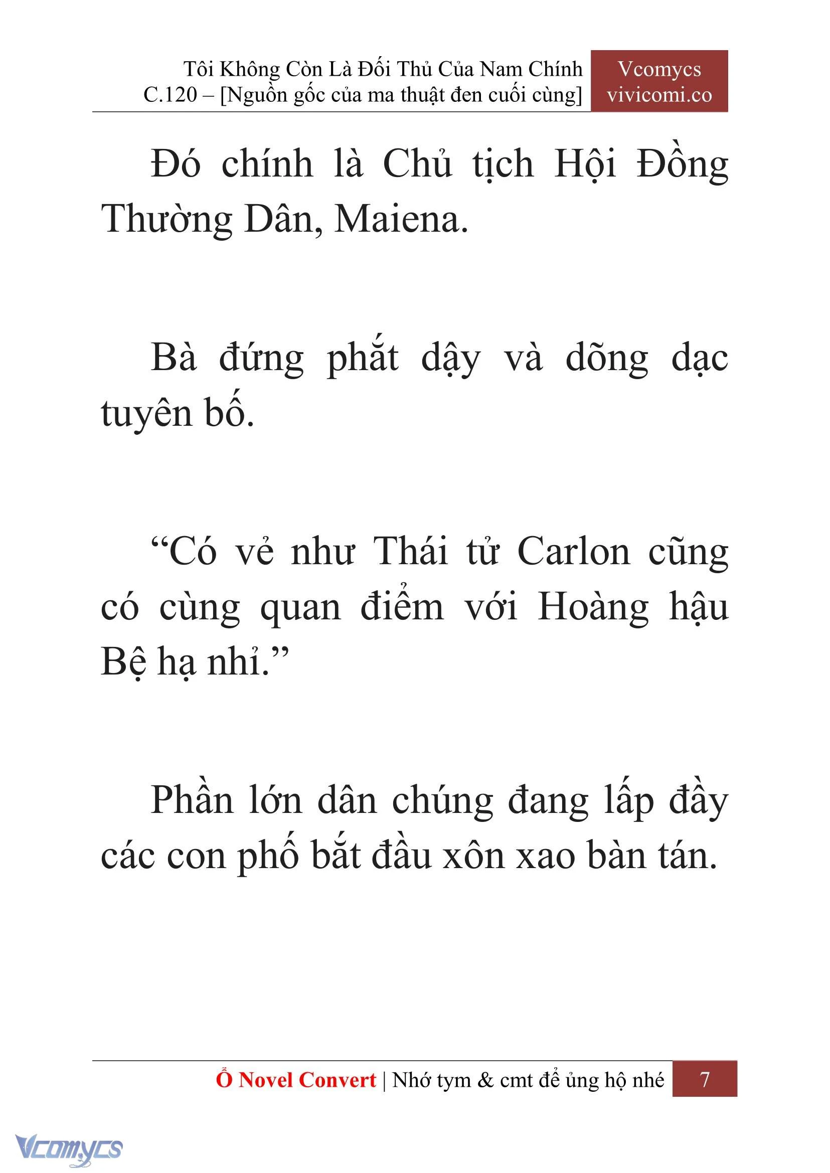 [Novel] Tôi Không Còn Là Đối Thủ Của Nam Chính Chapter  120 - 9