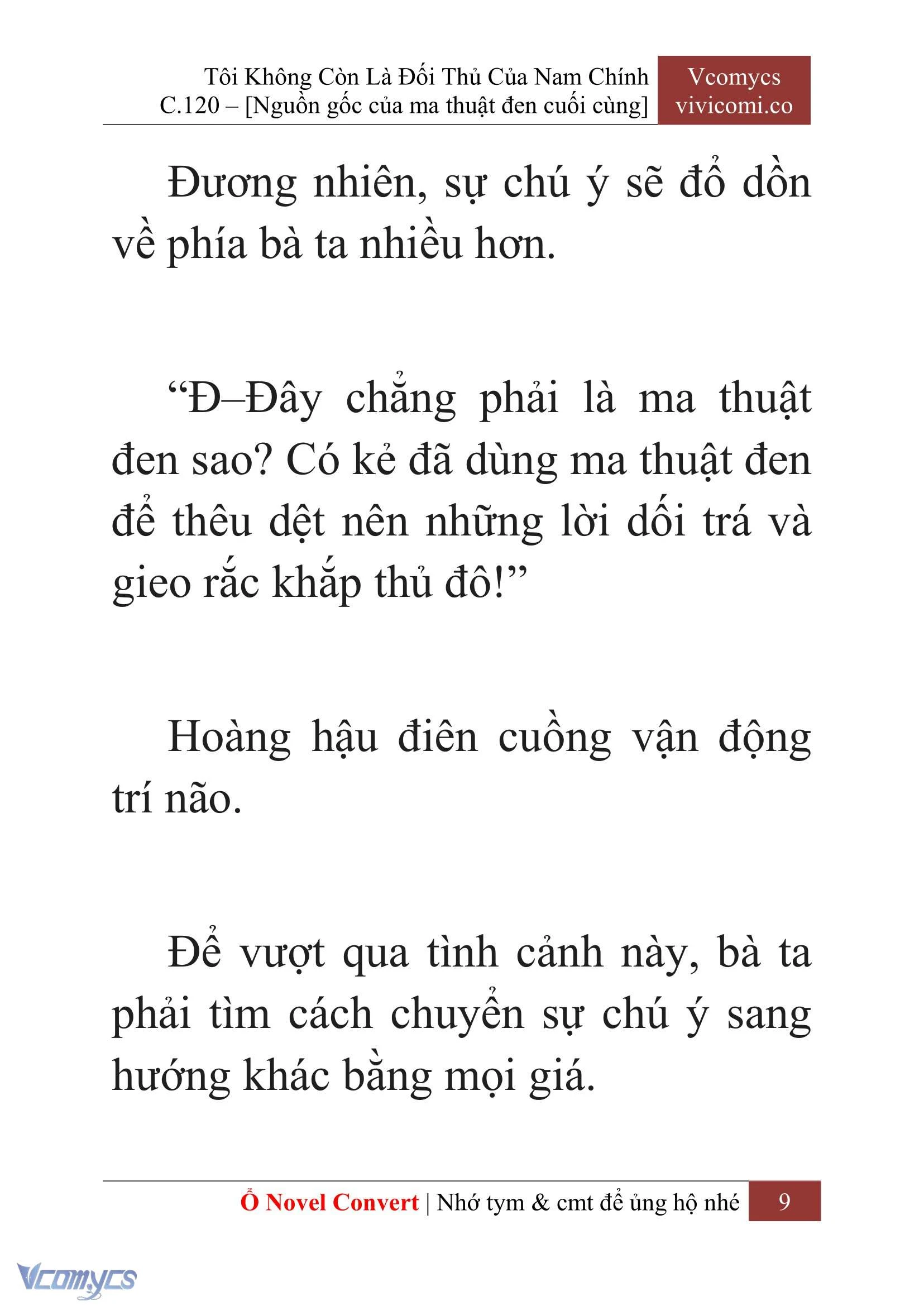 [Novel] Tôi Không Còn Là Đối Thủ Của Nam Chính Chapter  120 - 11
