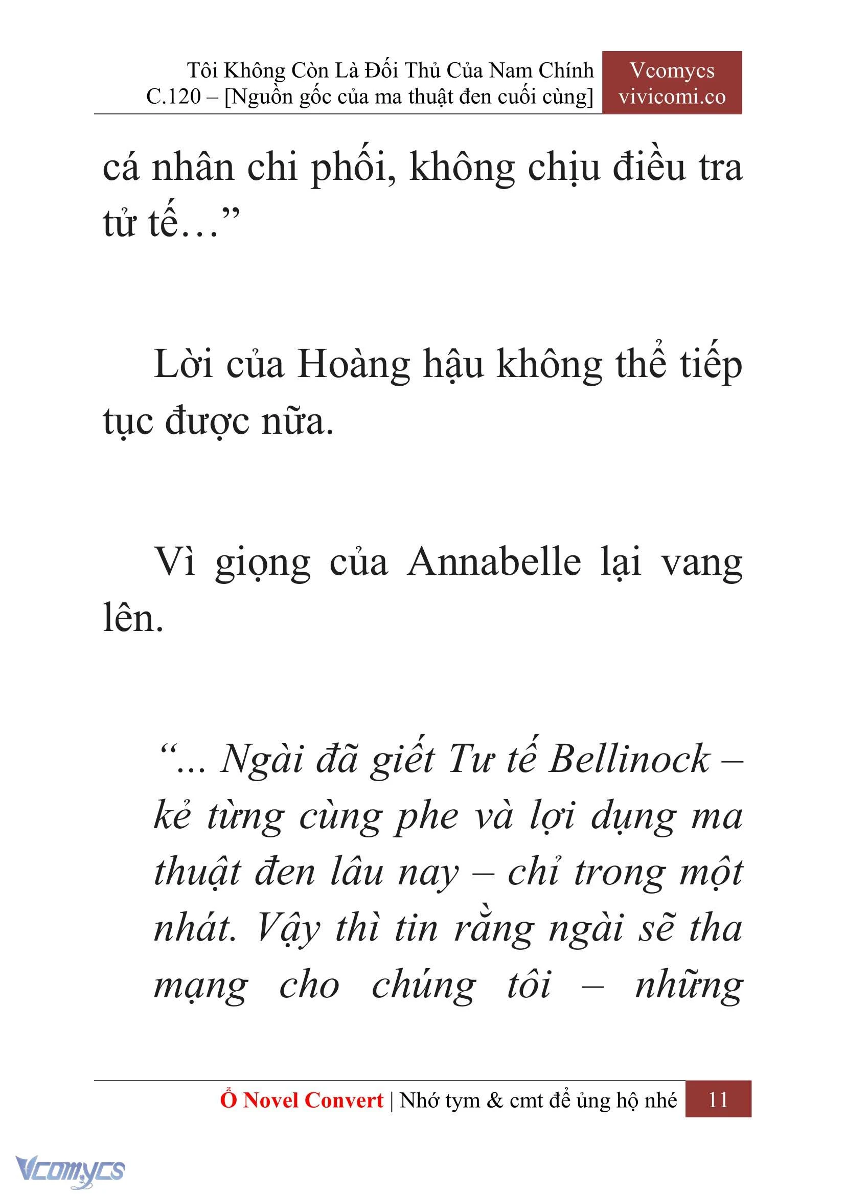[Novel] Tôi Không Còn Là Đối Thủ Của Nam Chính Chapter  120 - 13