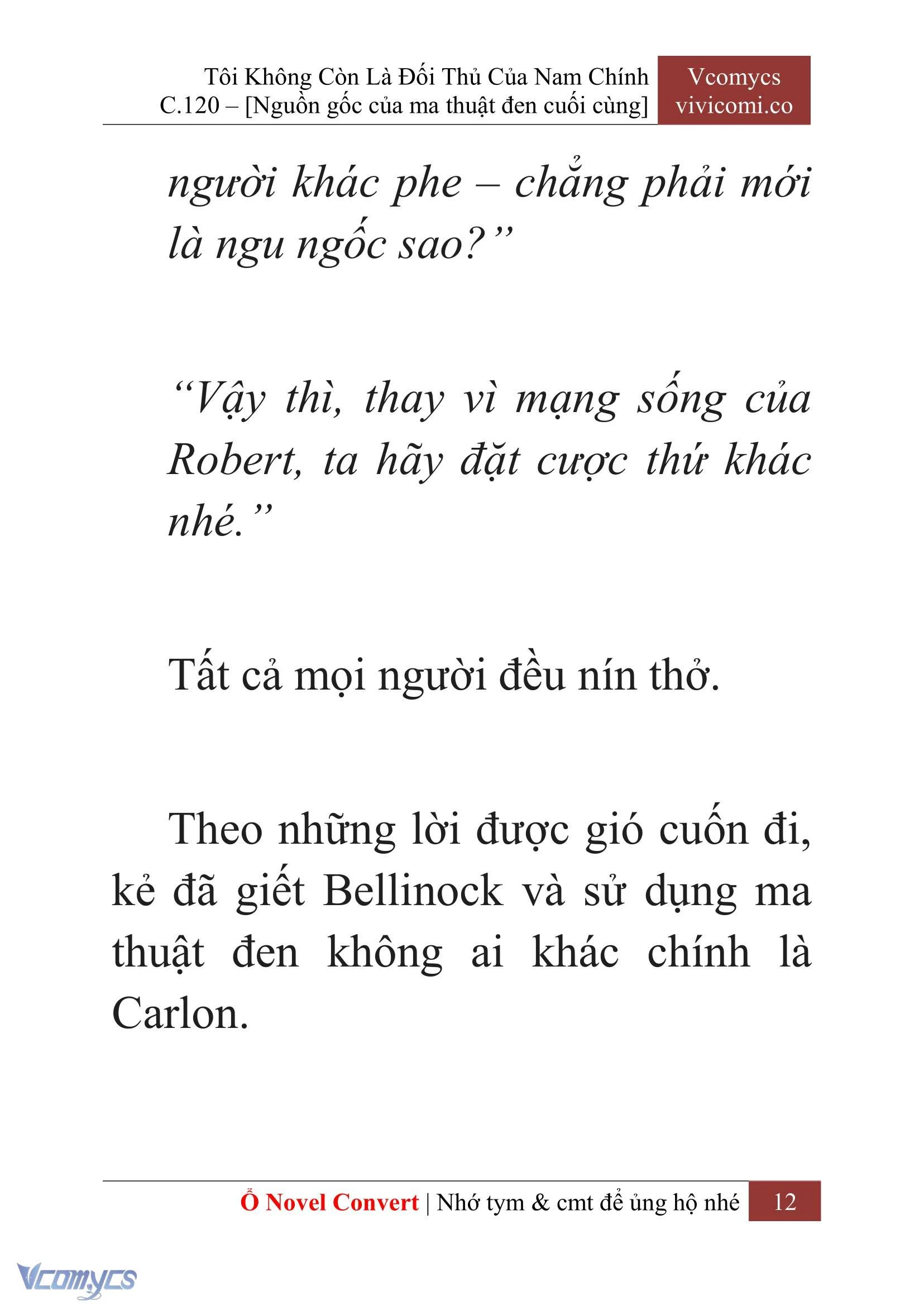 [Novel] Tôi Không Còn Là Đối Thủ Của Nam Chính Chapter  120 - 14