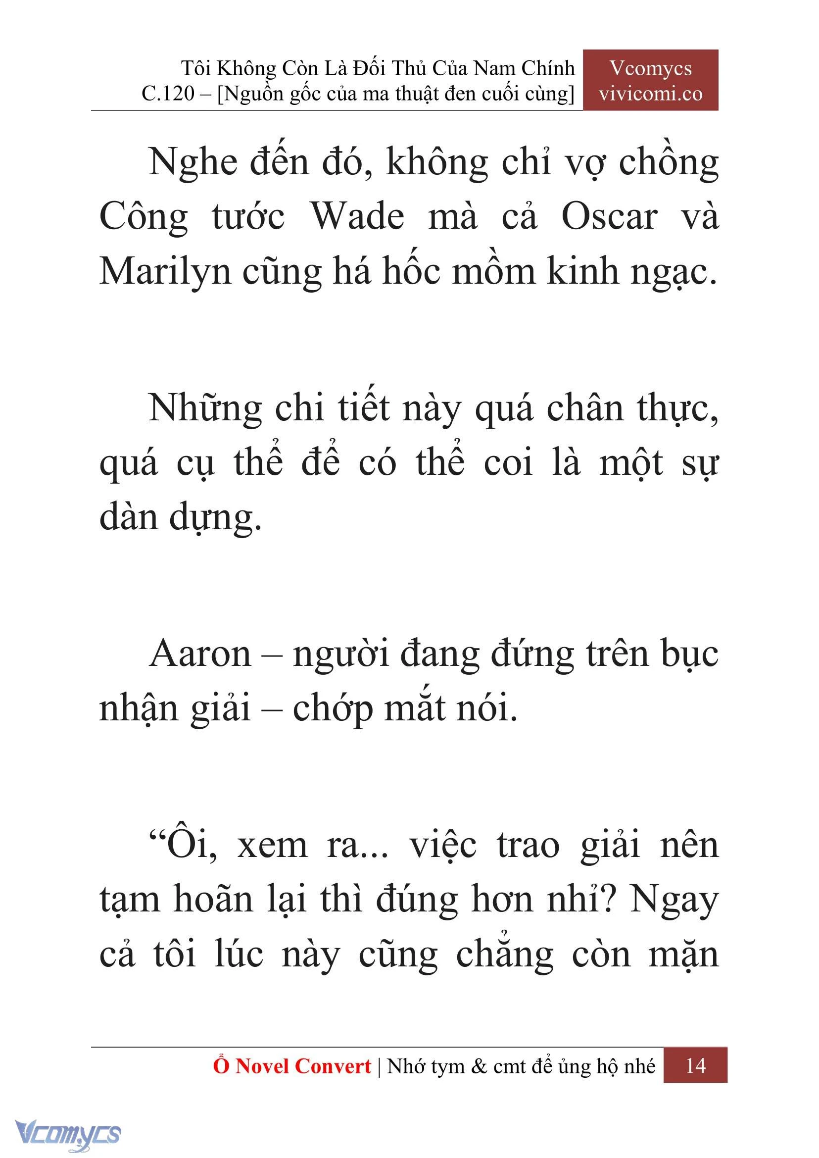 [Novel] Tôi Không Còn Là Đối Thủ Của Nam Chính Chapter  120 - 16