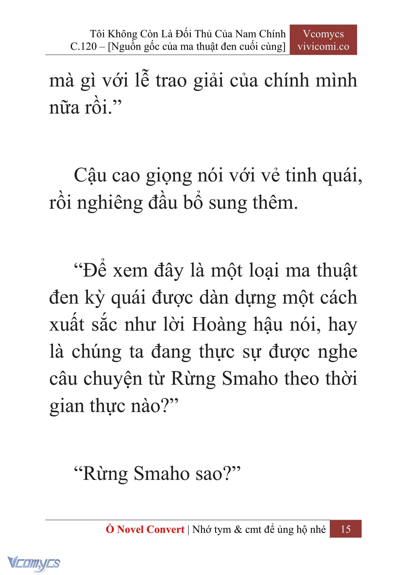 [Novel] Tôi Không Còn Là Đối Thủ Của Nam Chính Chapter  120 - 17