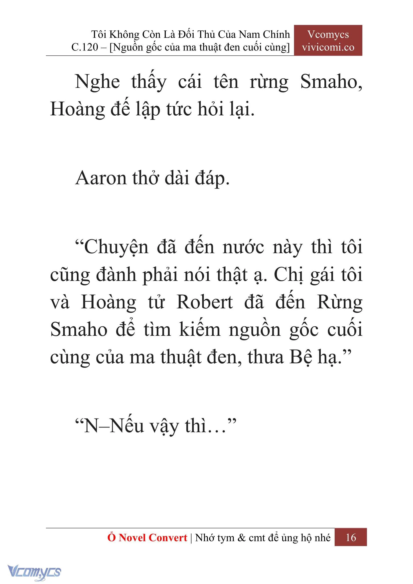 [Novel] Tôi Không Còn Là Đối Thủ Của Nam Chính Chapter  120 - 18