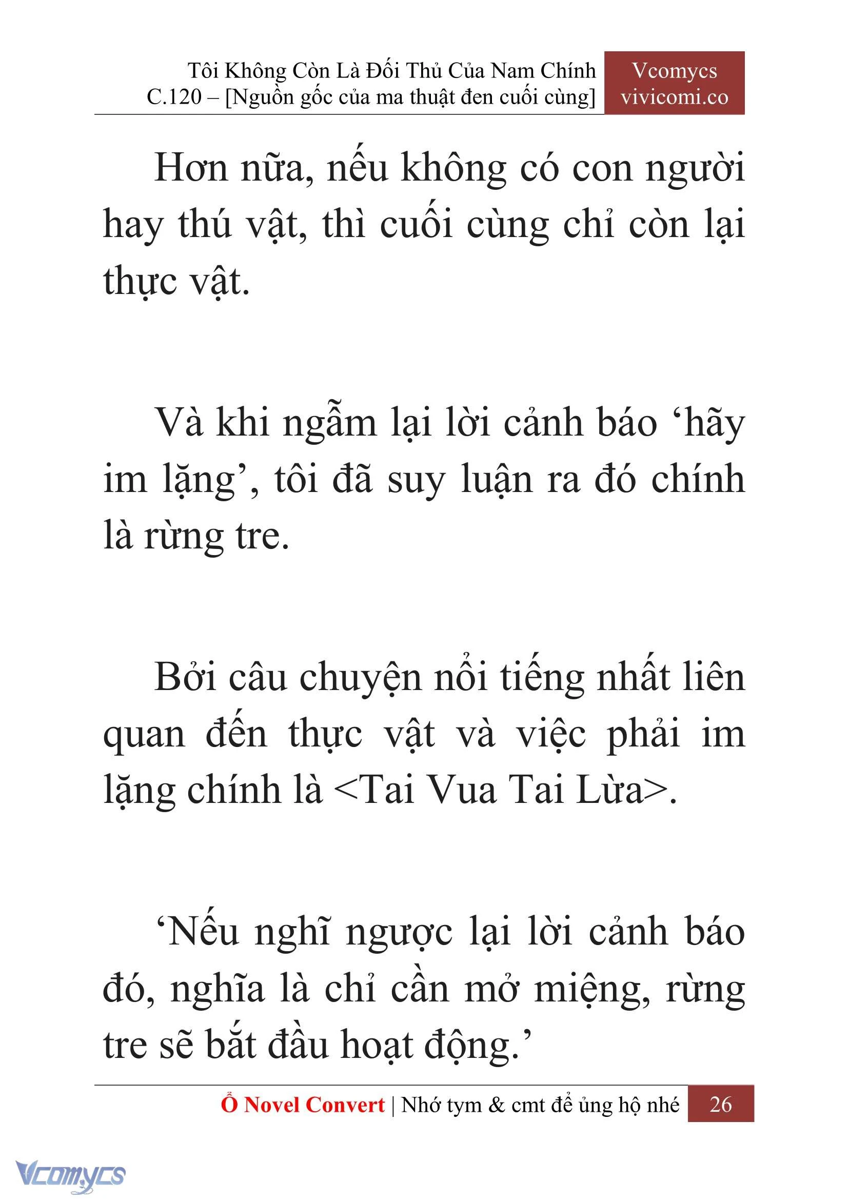 [Novel] Tôi Không Còn Là Đối Thủ Của Nam Chính Chapter  120 - 28