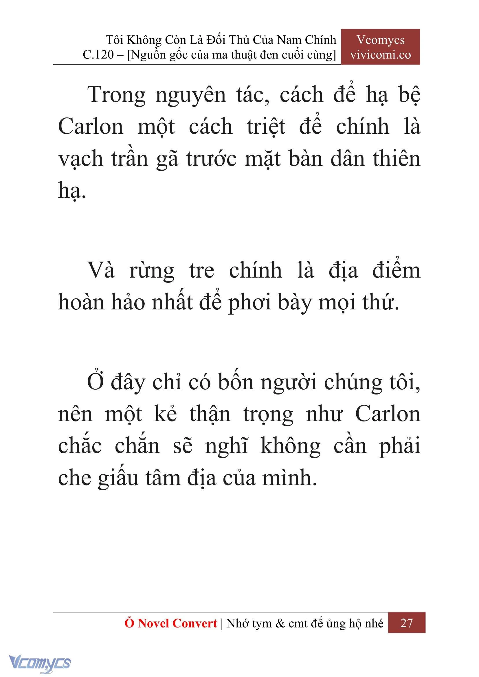 [Novel] Tôi Không Còn Là Đối Thủ Của Nam Chính Chapter  120 - 29