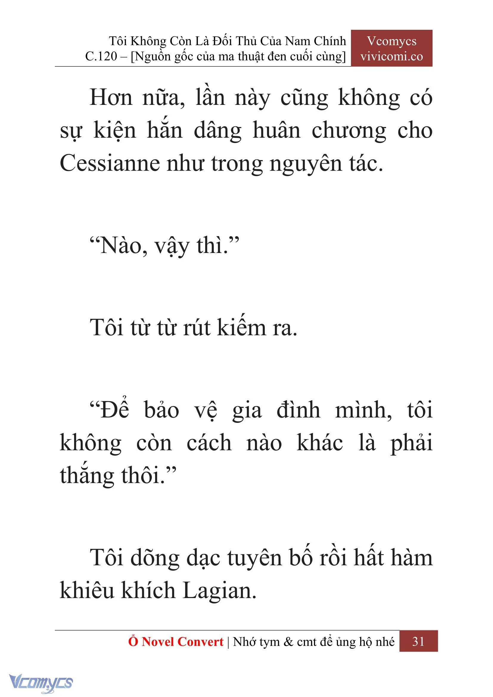 [Novel] Tôi Không Còn Là Đối Thủ Của Nam Chính Chapter  120 - 33