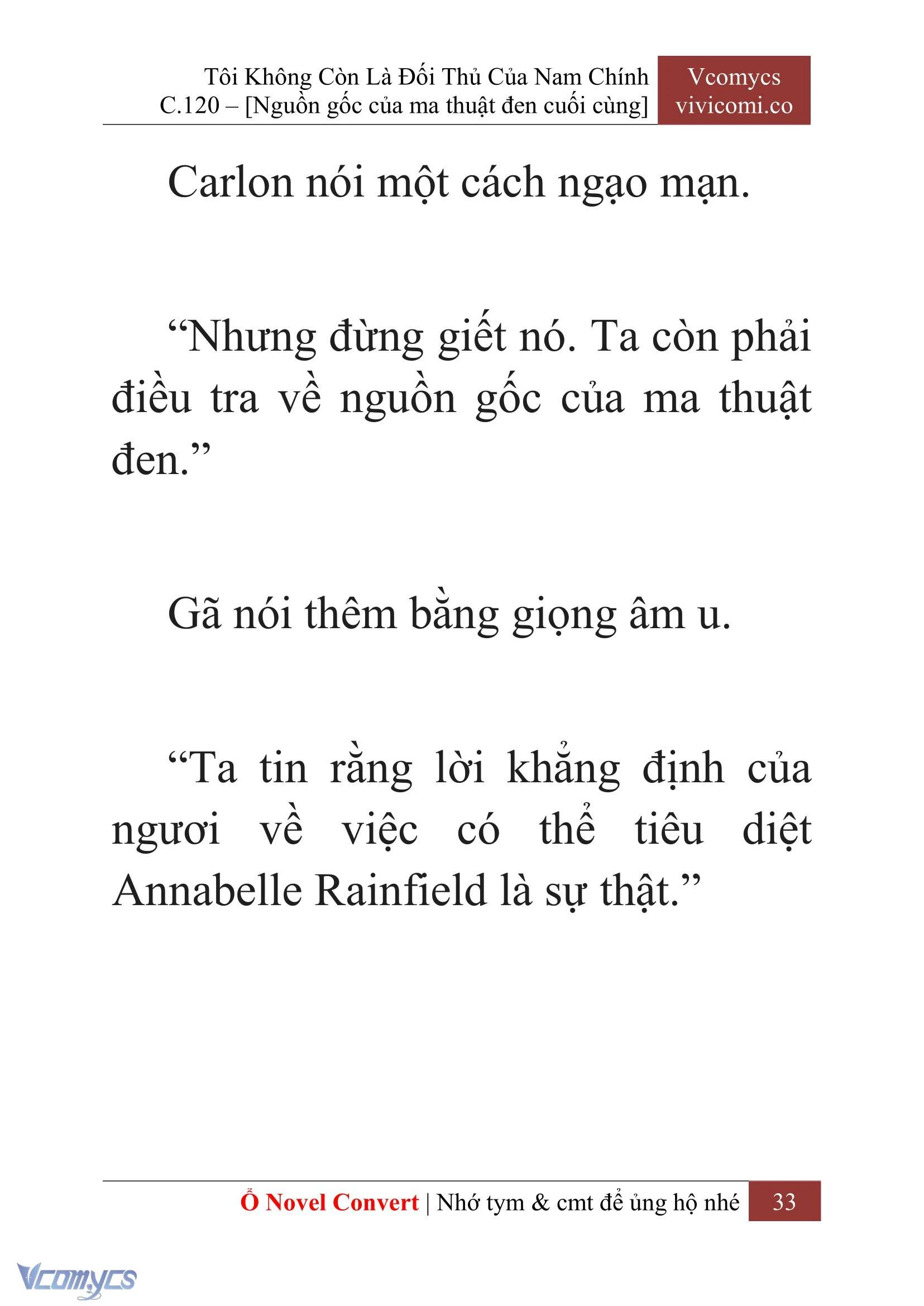 [Novel] Tôi Không Còn Là Đối Thủ Của Nam Chính Chapter  120 - 35