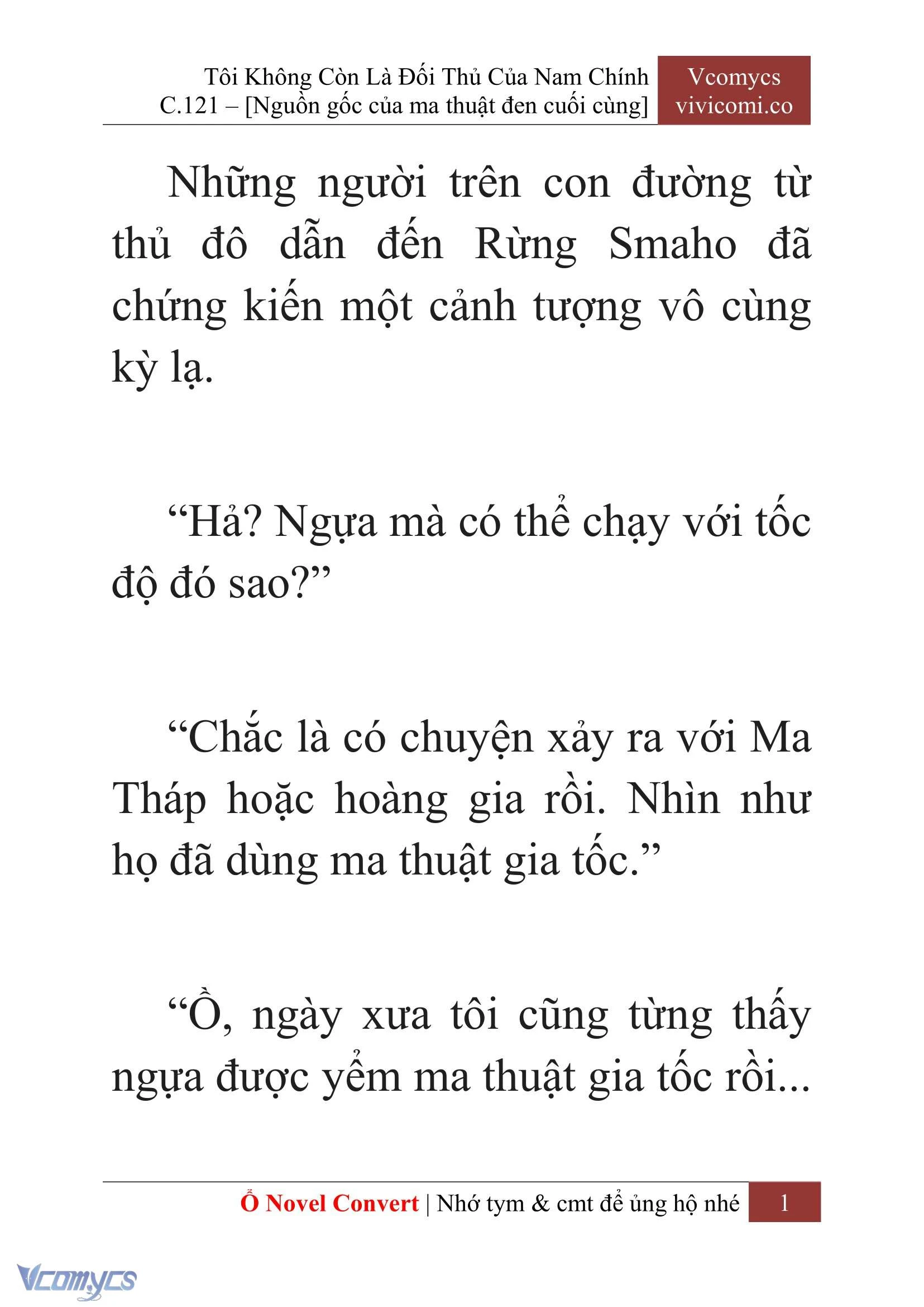 [Novel] Tôi Không Còn Là Đối Thủ Của Nam Chính Chapter  121 - 3