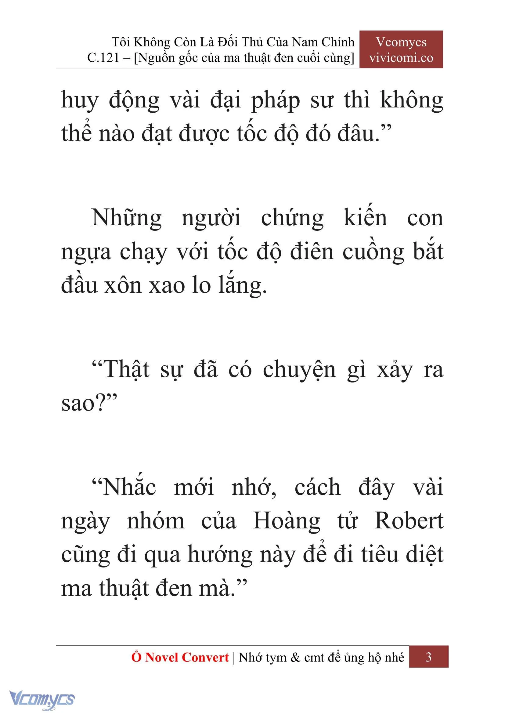 [Novel] Tôi Không Còn Là Đối Thủ Của Nam Chính Chapter  121 - 5