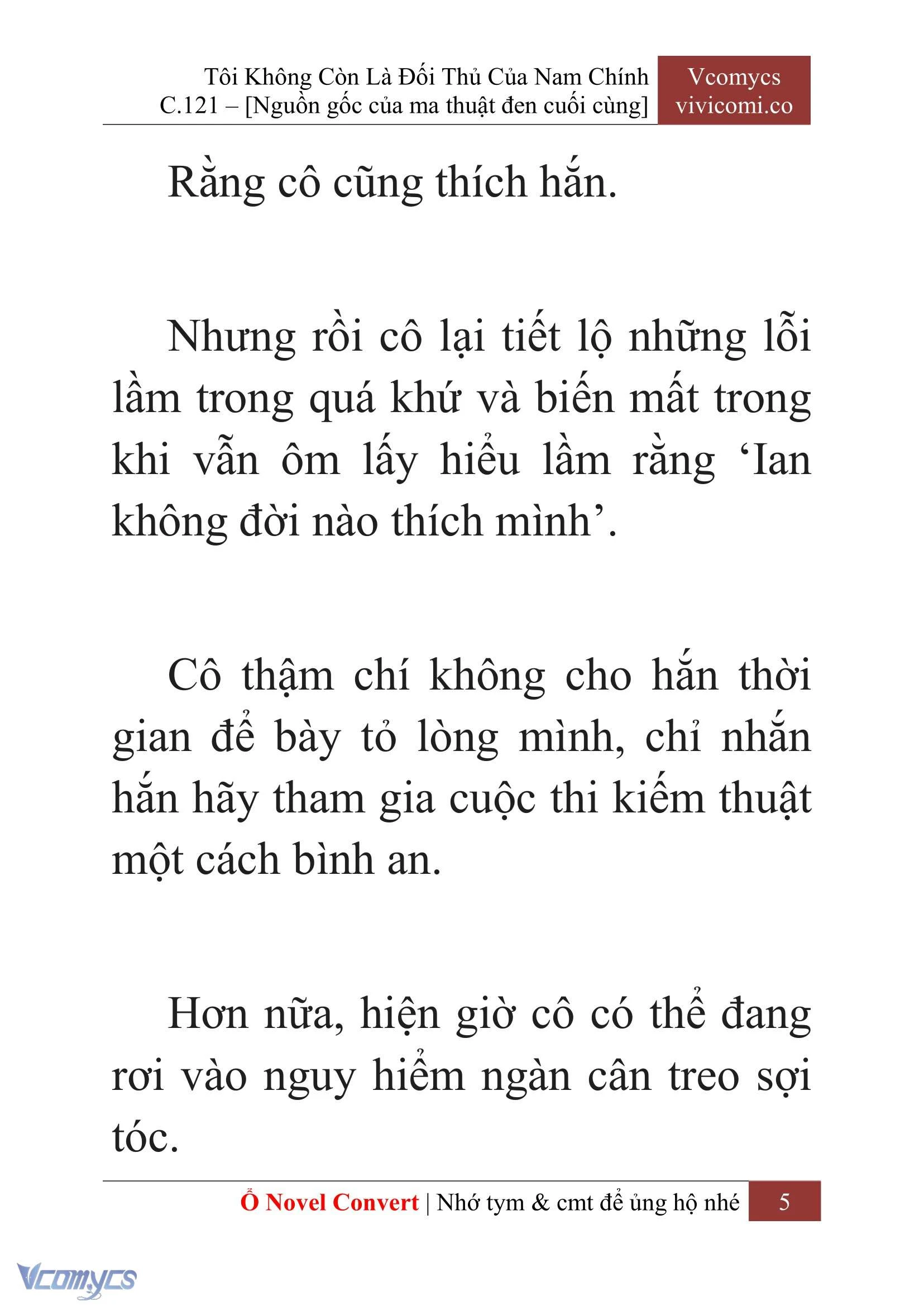 [Novel] Tôi Không Còn Là Đối Thủ Của Nam Chính Chapter  121 - 7