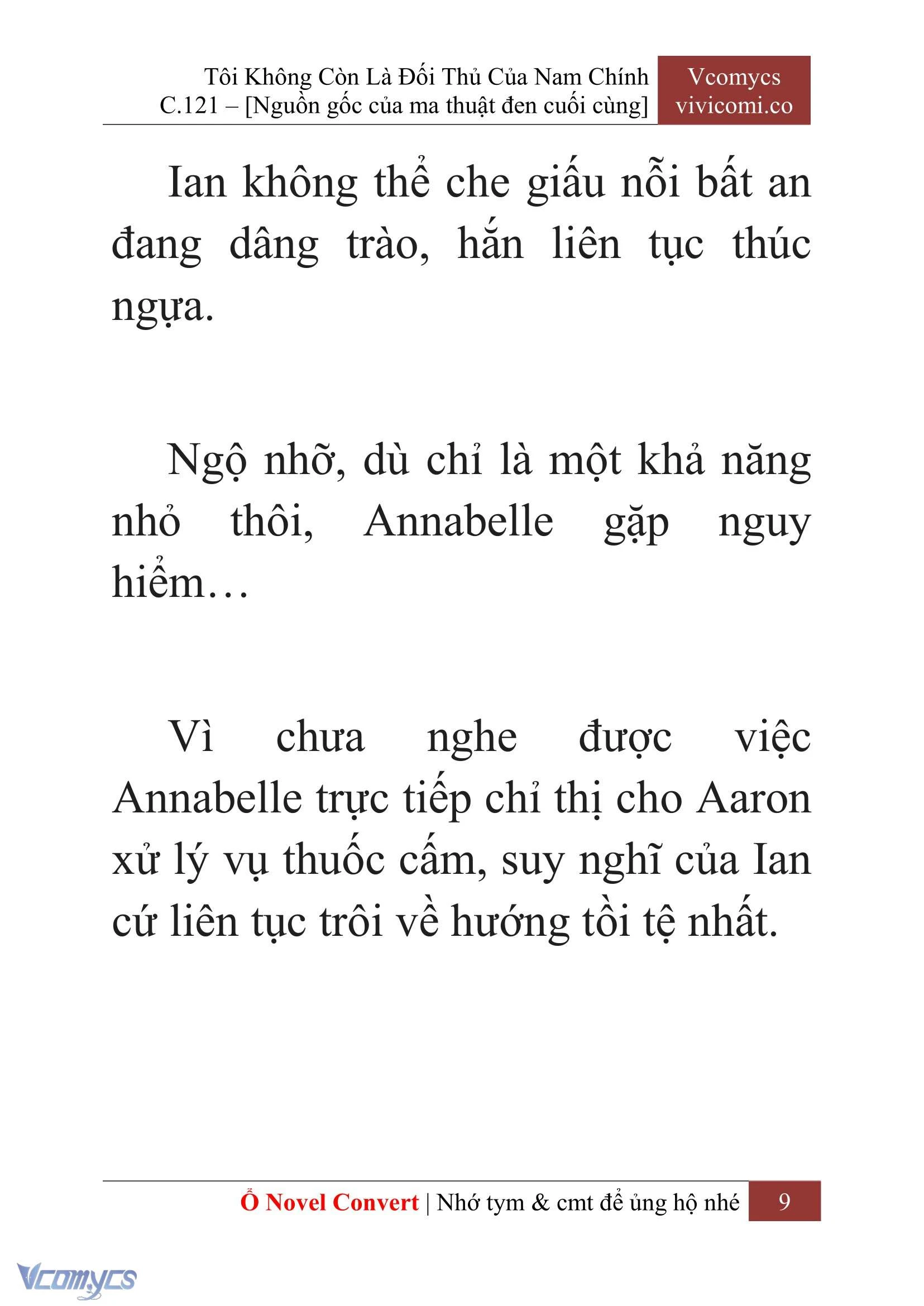 [Novel] Tôi Không Còn Là Đối Thủ Của Nam Chính Chapter  121 - 11