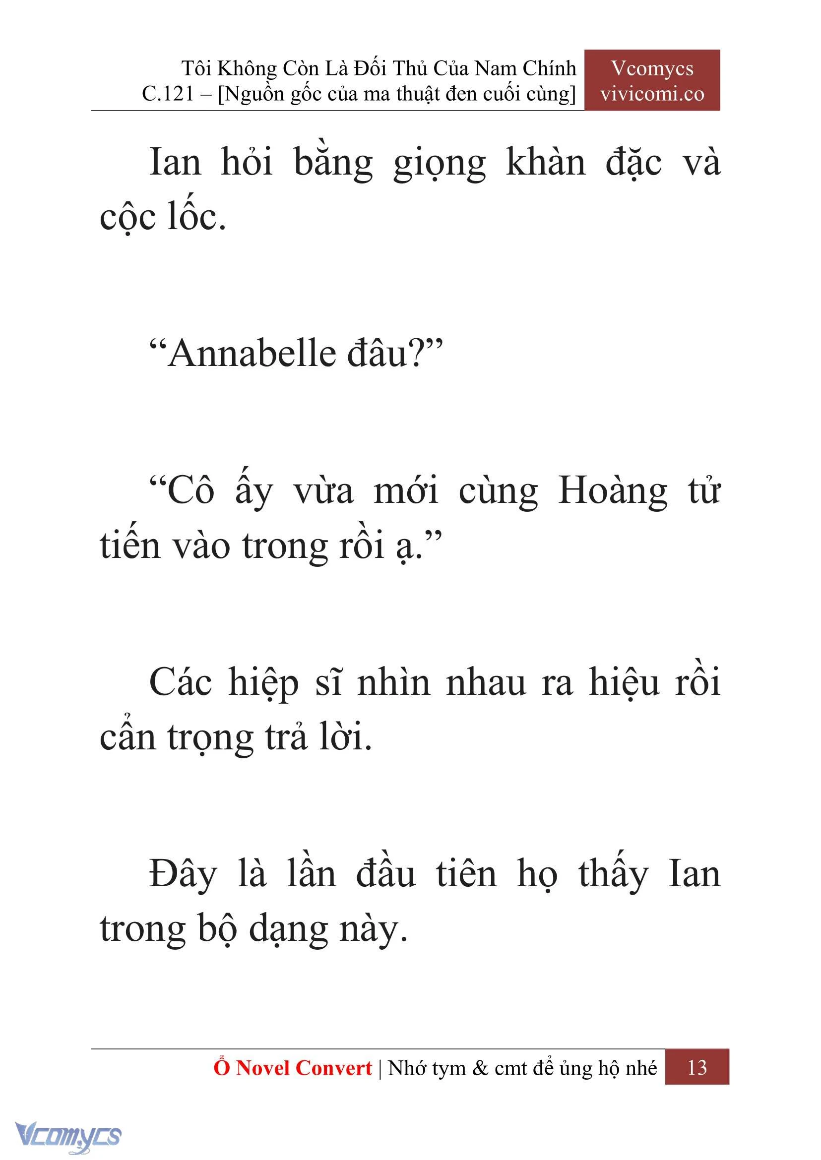 [Novel] Tôi Không Còn Là Đối Thủ Của Nam Chính Chapter  121 - 15